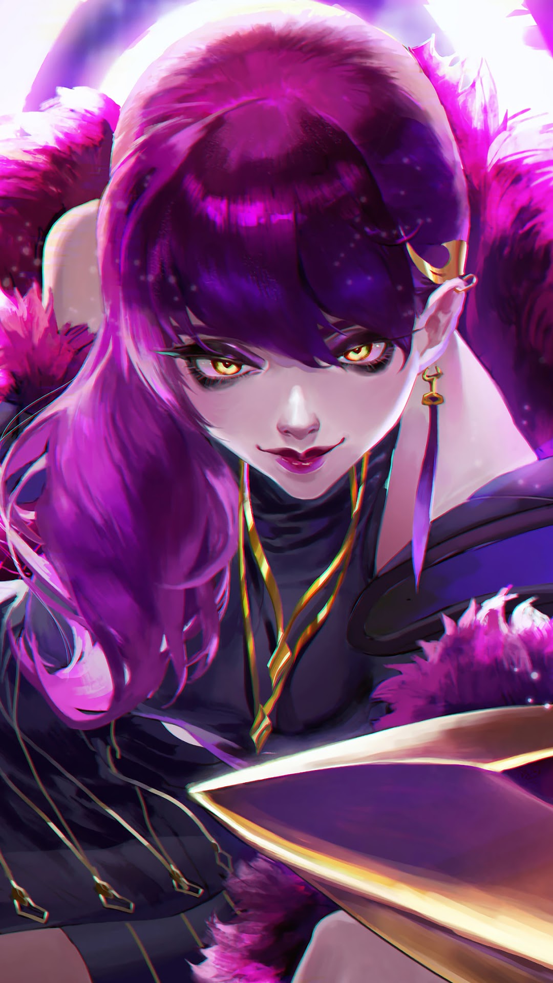 Evelynn from K/DA in League of Legends HD Phone Wallpaper