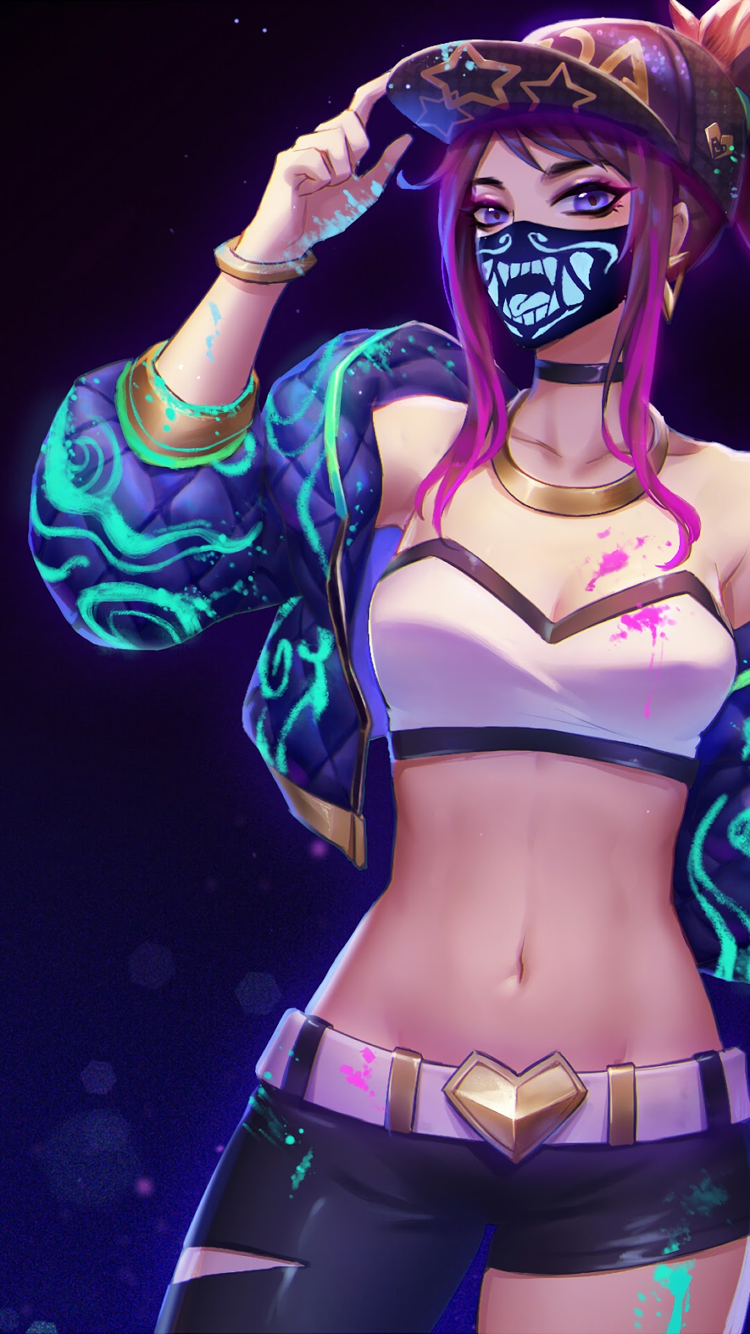 K/DA Akali LoL HD Phone Wallpaper