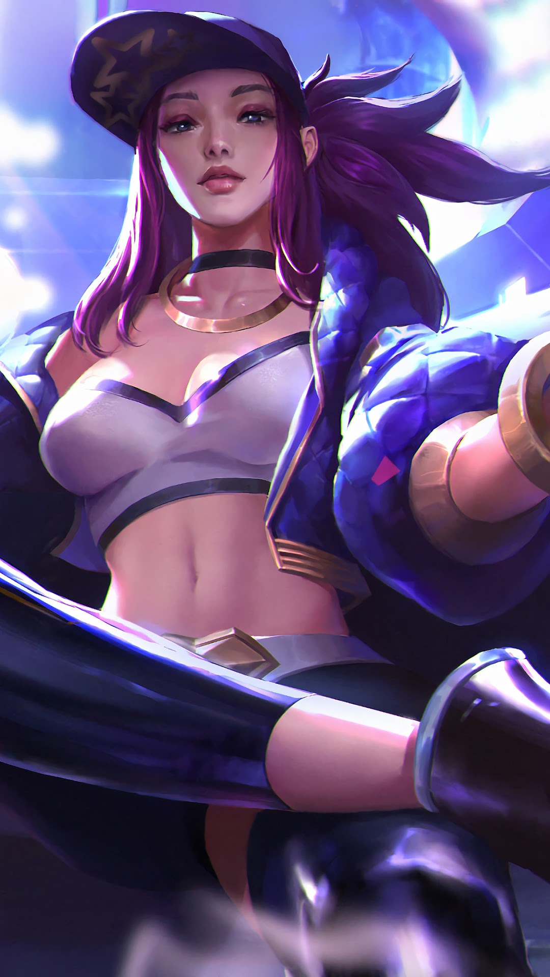 Akali from K/DA in League of Legends HD Phone Wallpaper