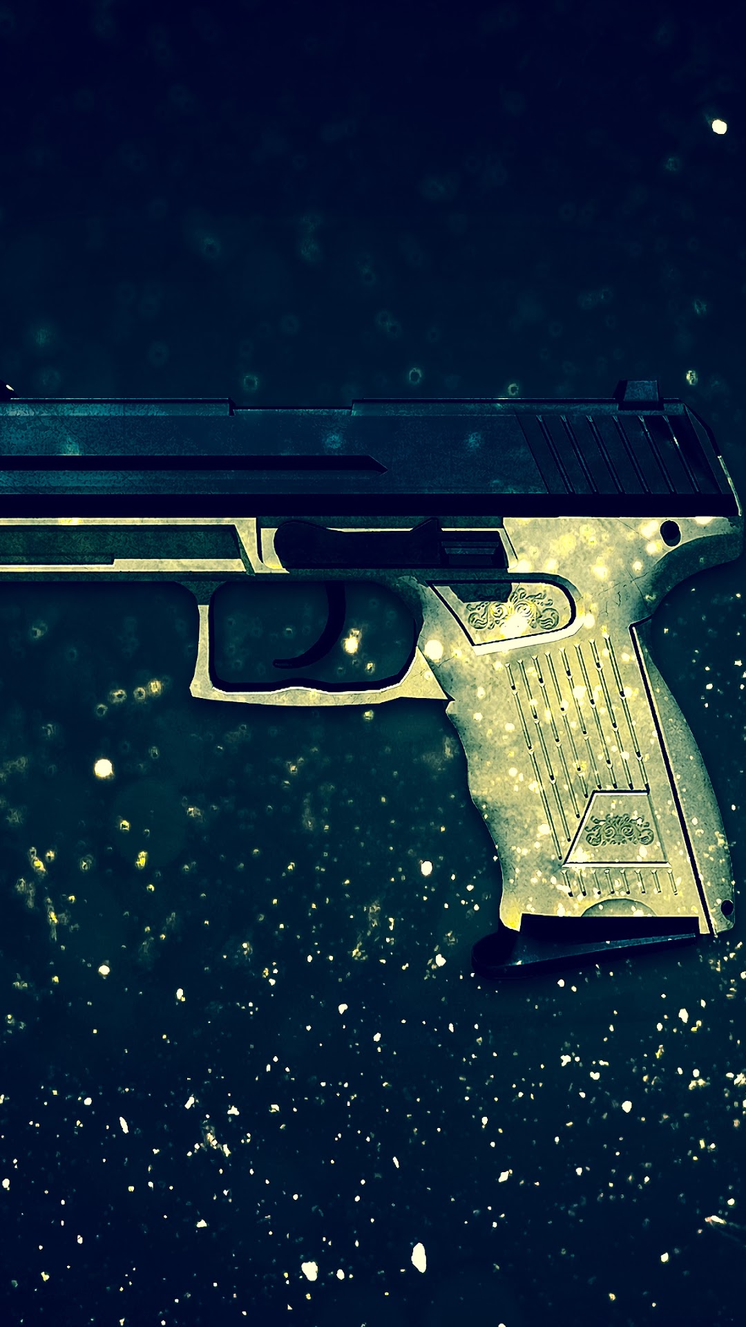 P2000 Ivory skin from CS:GO HD Phone Wallpaper