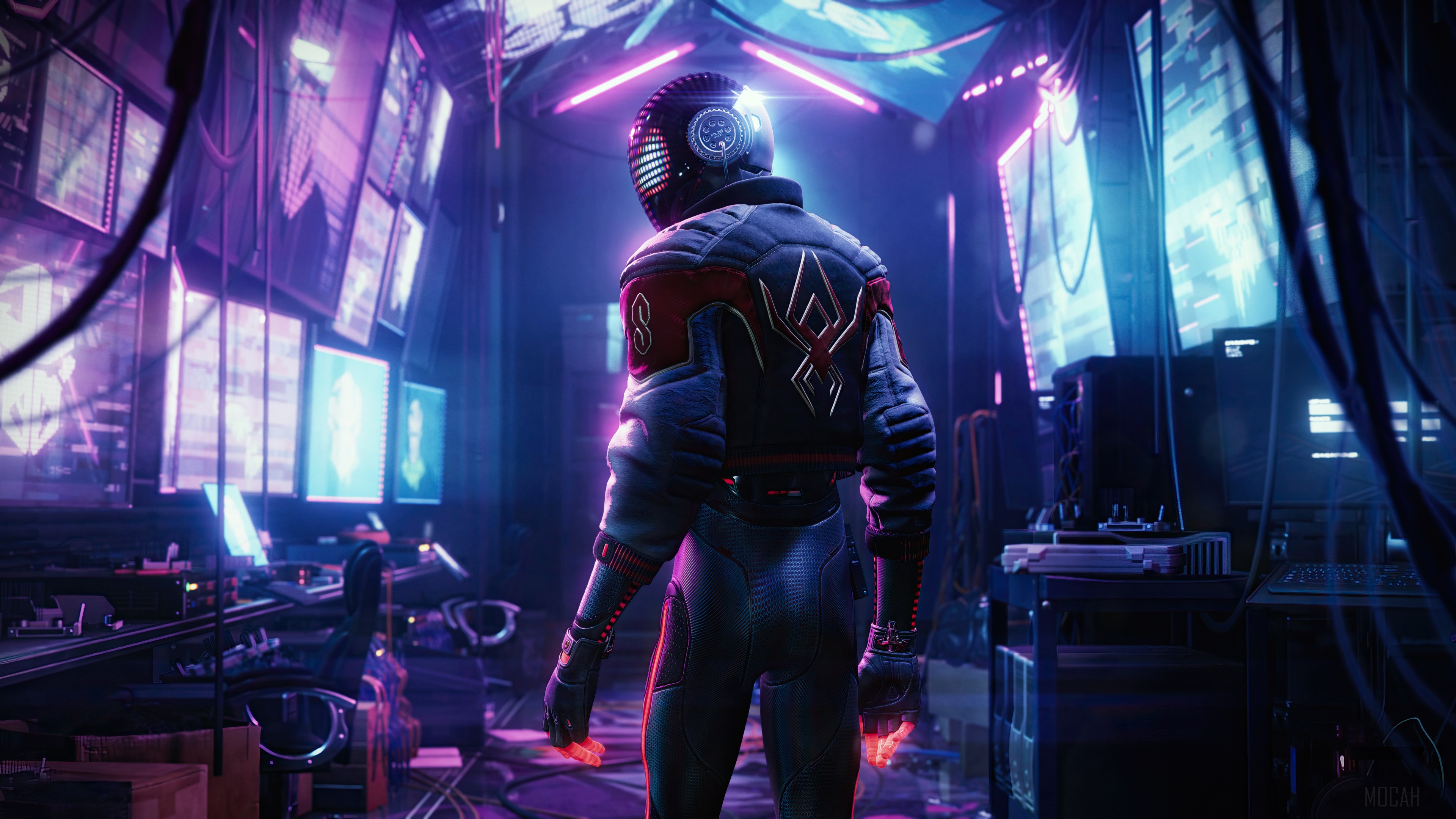 Spider-Man from Marvel's Spider-Man: Miles Morales 4K HD Wallpaper