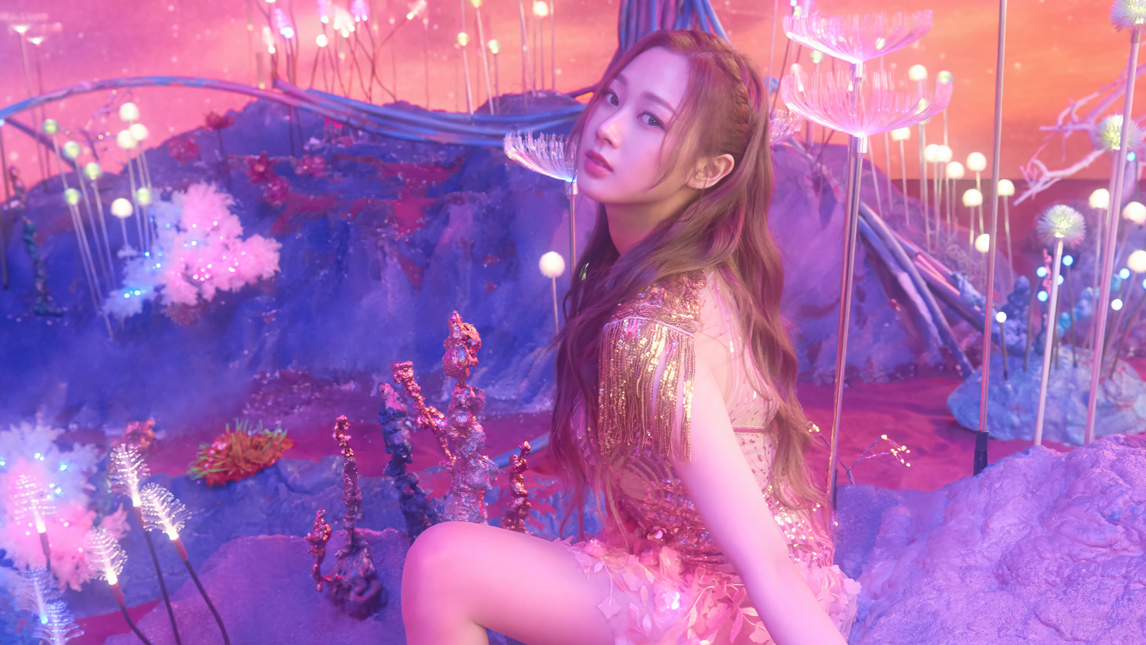 Giselle 지젤 Aeri Uchinaga うちながえり 우치나가에리 Aespa 에스파 HD Wallpaper