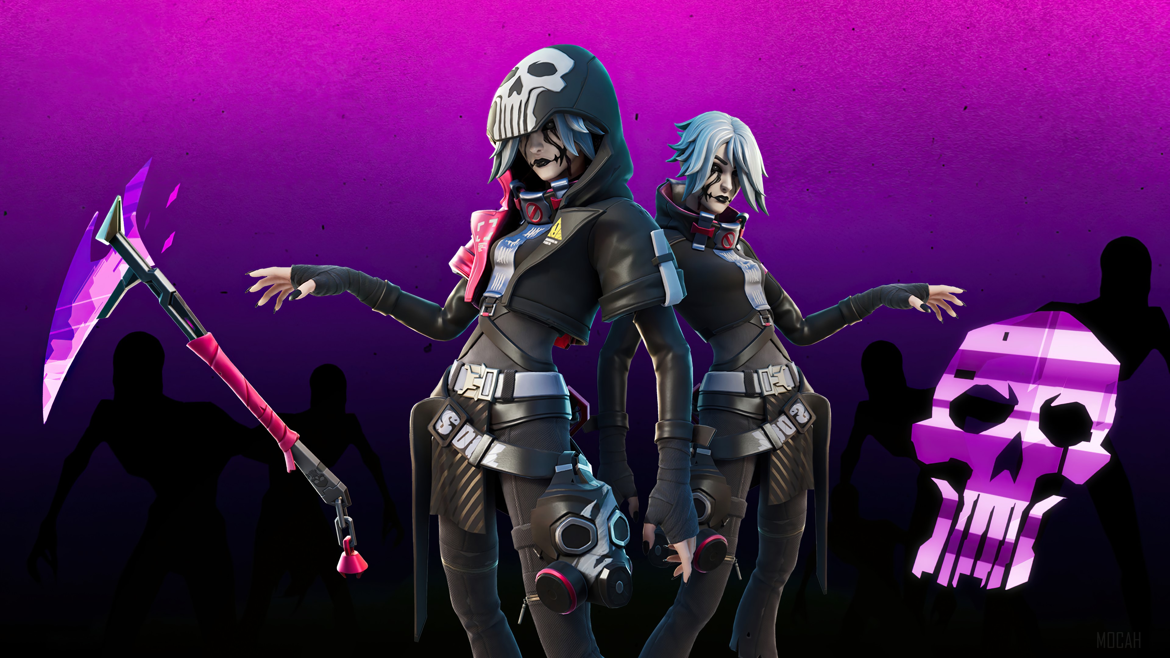 Forsaken Skull Skin Fortnite 4K HD Wallpaper