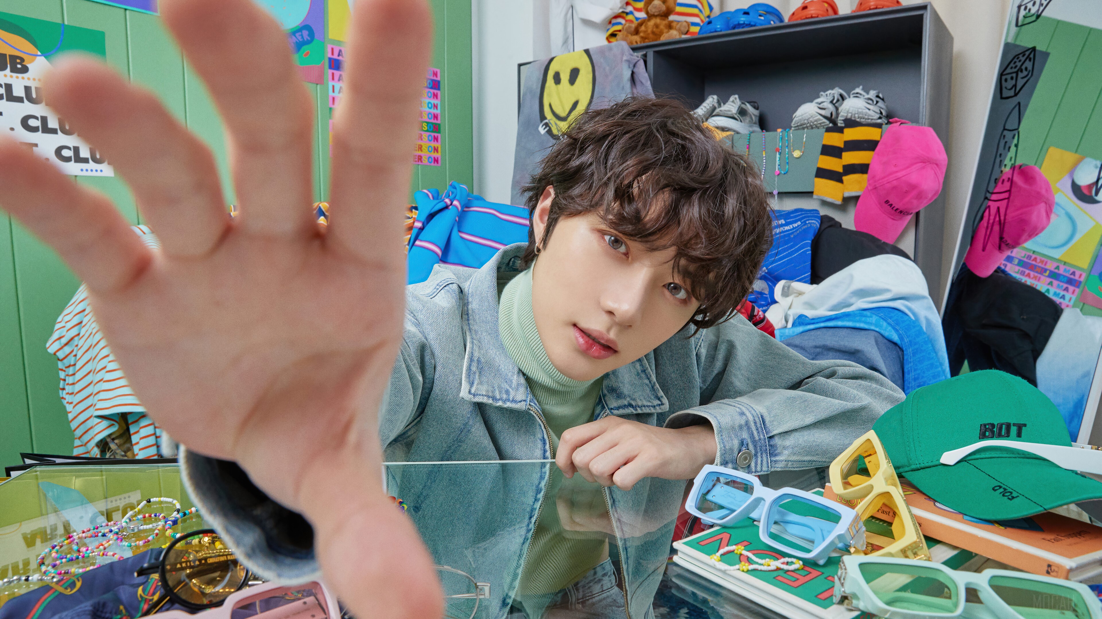 Beomgyu from Tomorrow X Together in Blue Hour 4K HD Wallpaper