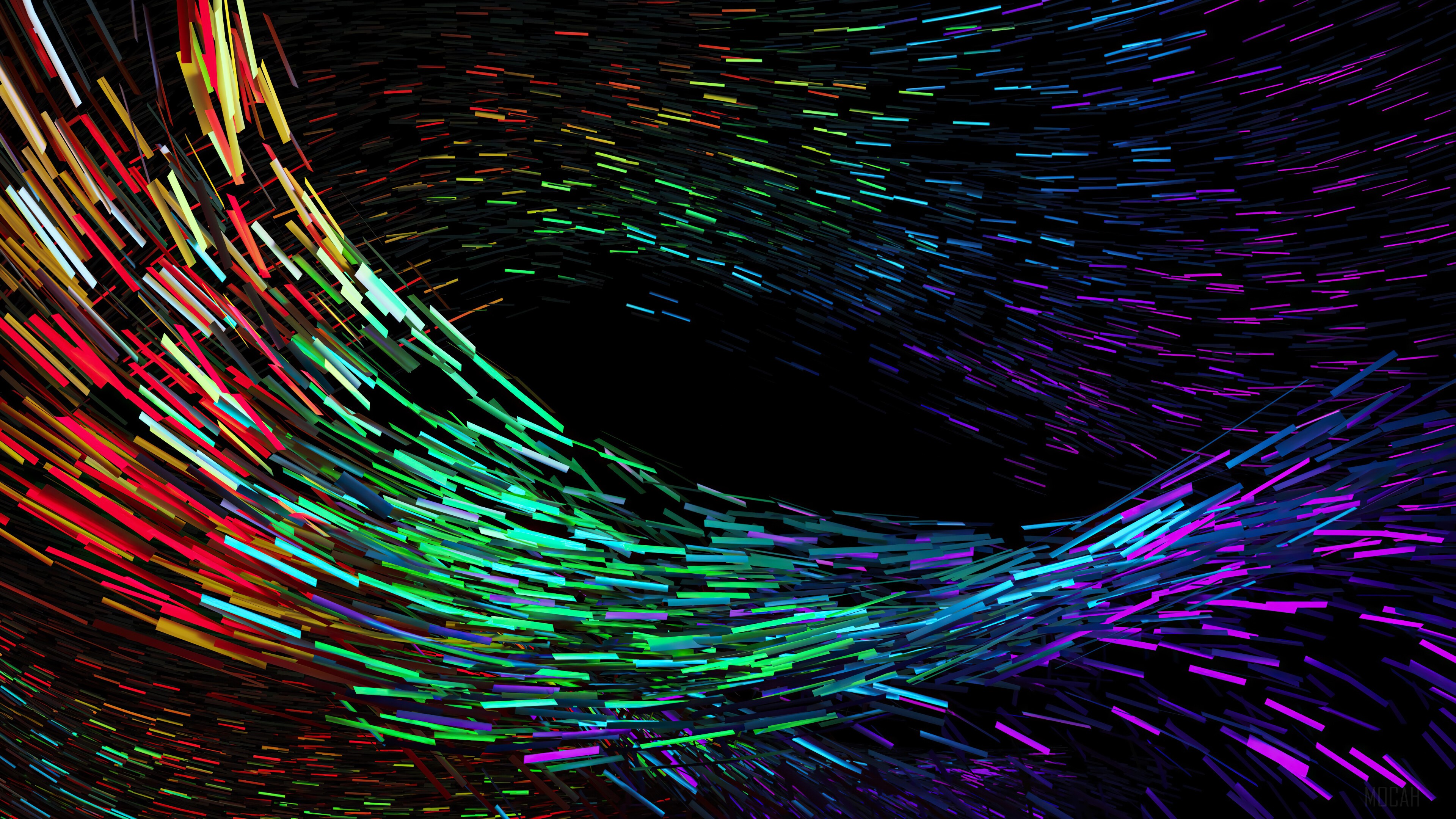 Colorful Abstract Digital Art 4K HD Wallpaper