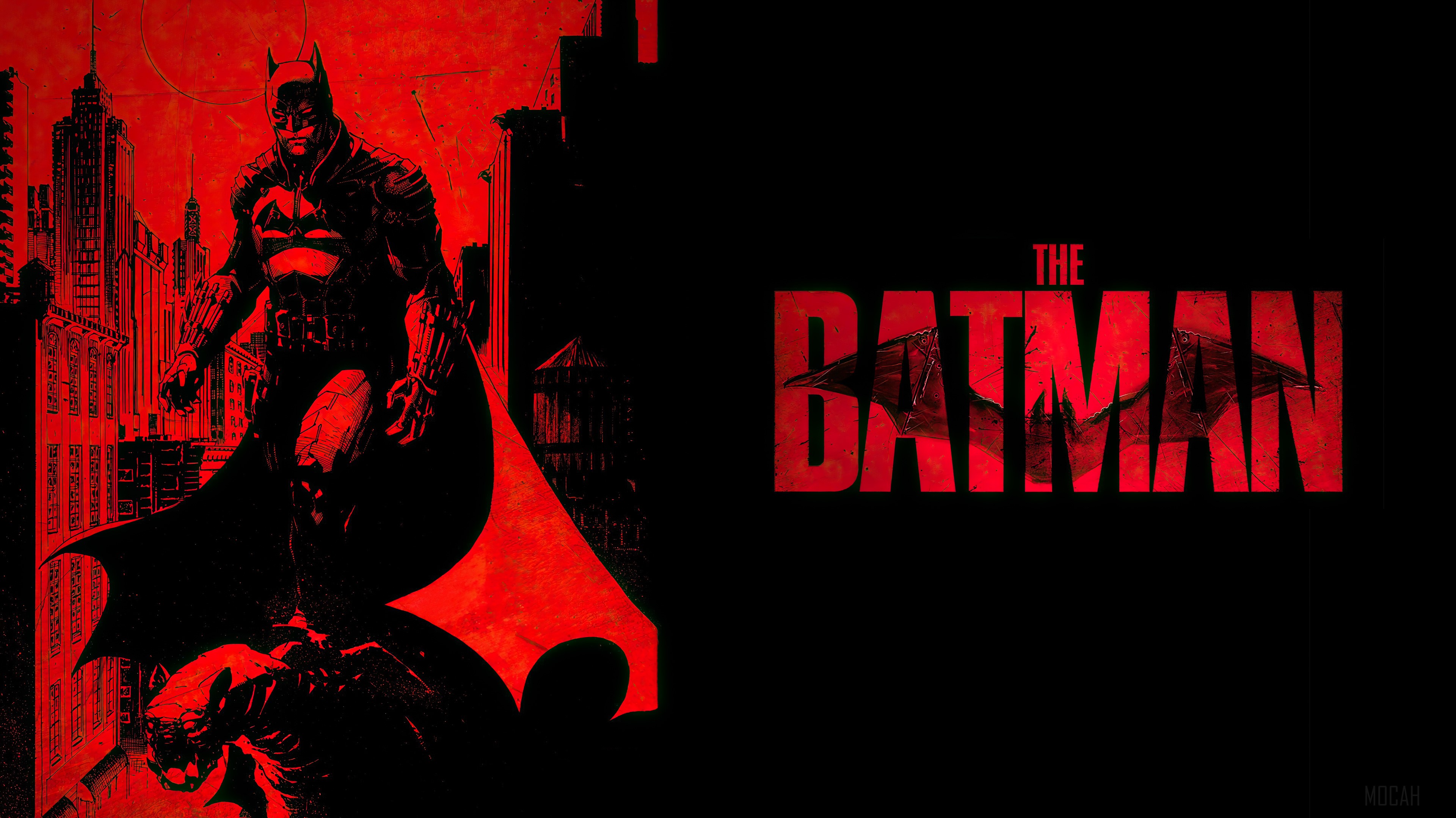 The Batman movie poster art 4K HD Wallpaper