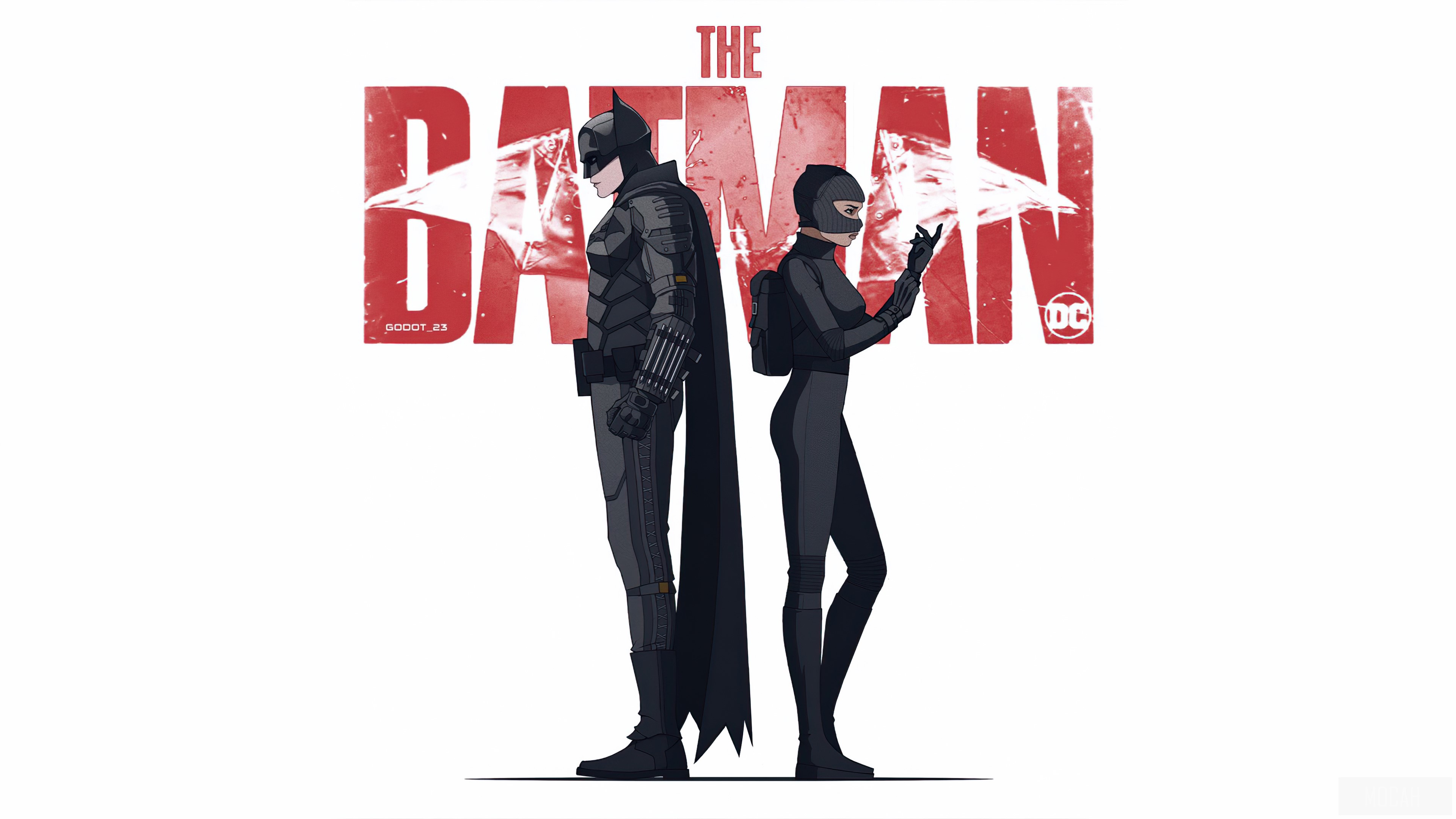 The Batman and Catwoman from The Batman 2021 HD Wallpaper