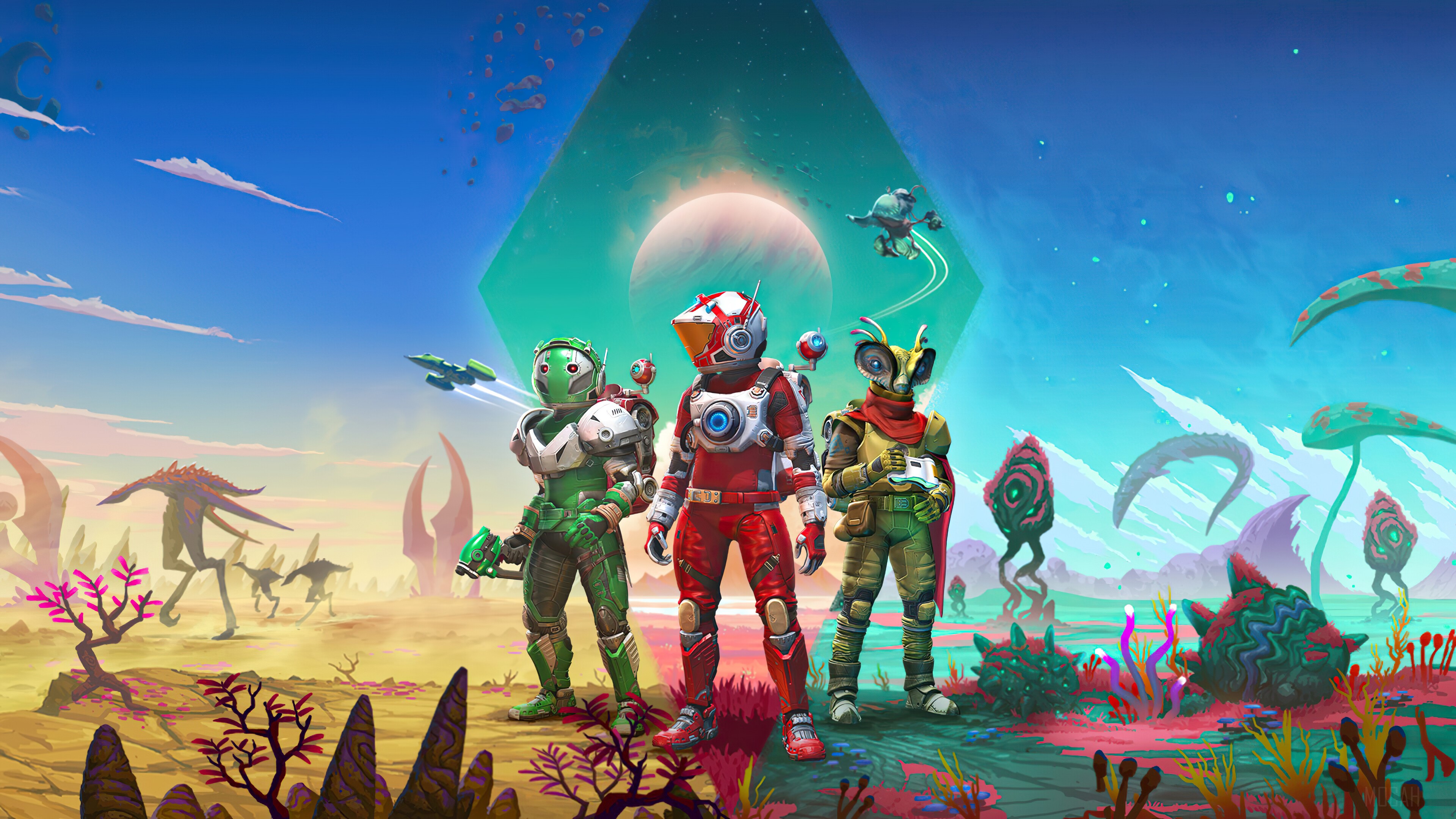 No Man's Sky Origins Video Game 4K HD Wallpaper