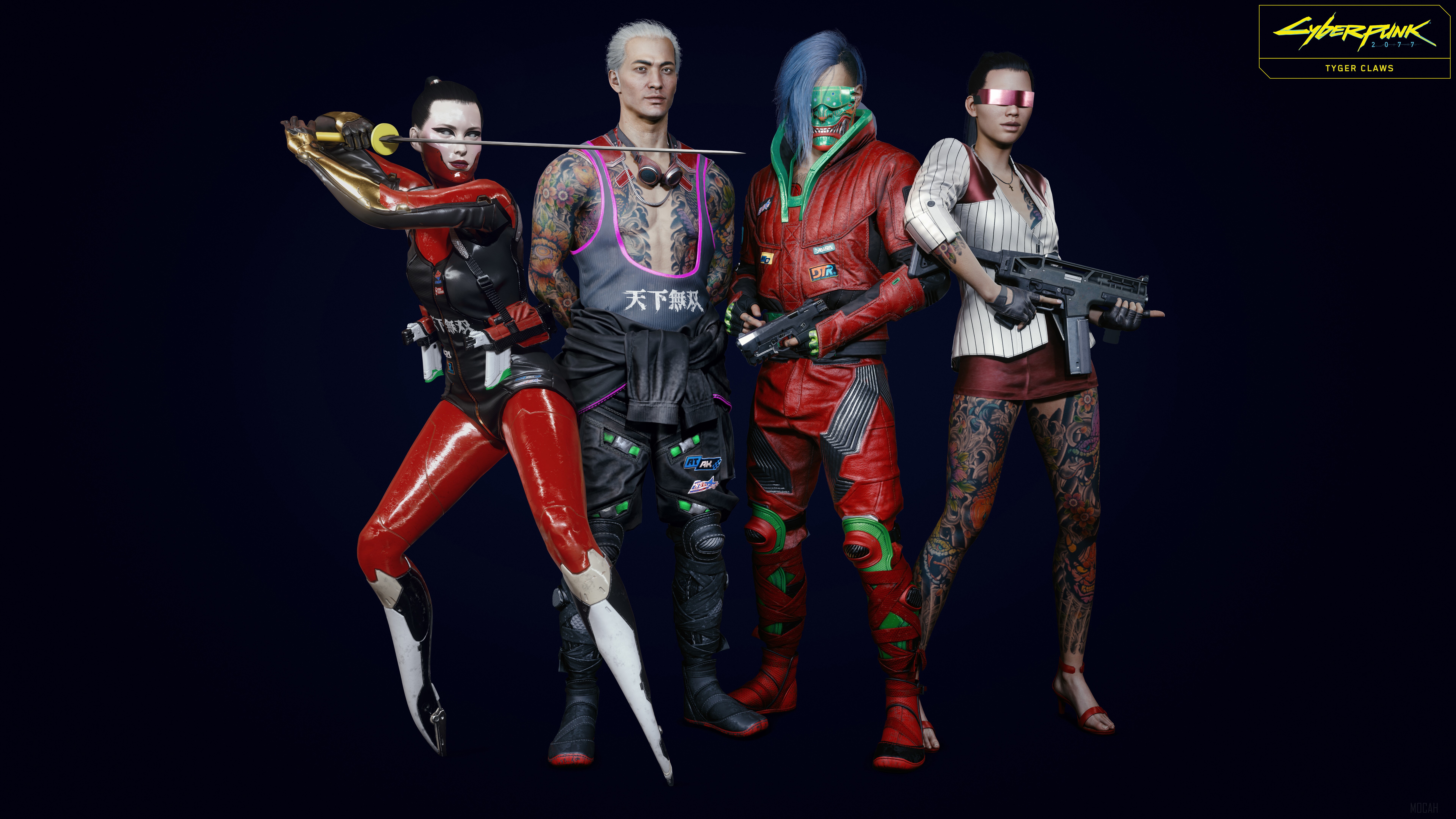 Cyberpunk 2077 Tyger Claws Gang 4K HD Wallpaper