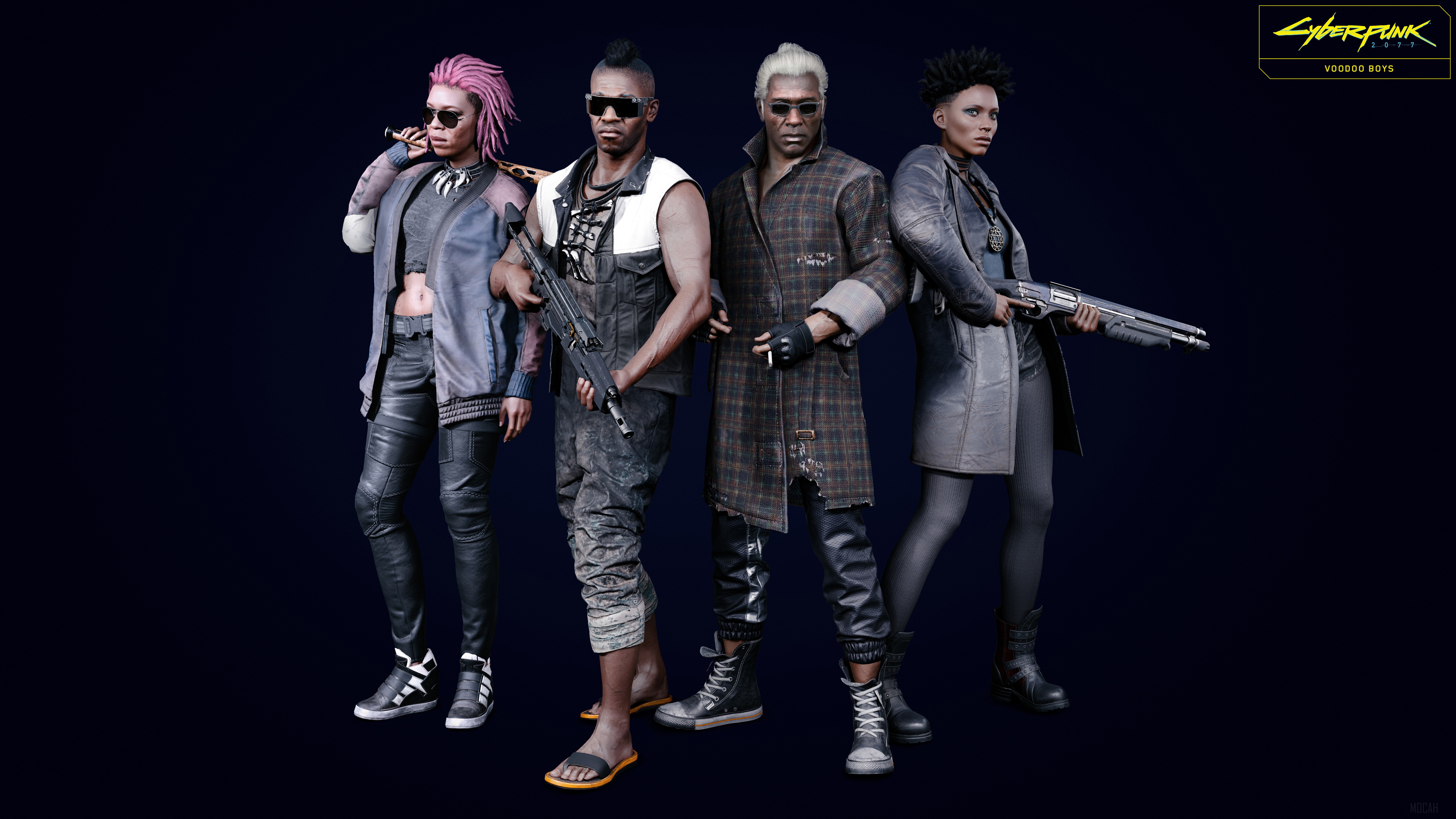 Cyberpunk 2077 Voodoo Boys Gang 4K HD Wallpaper