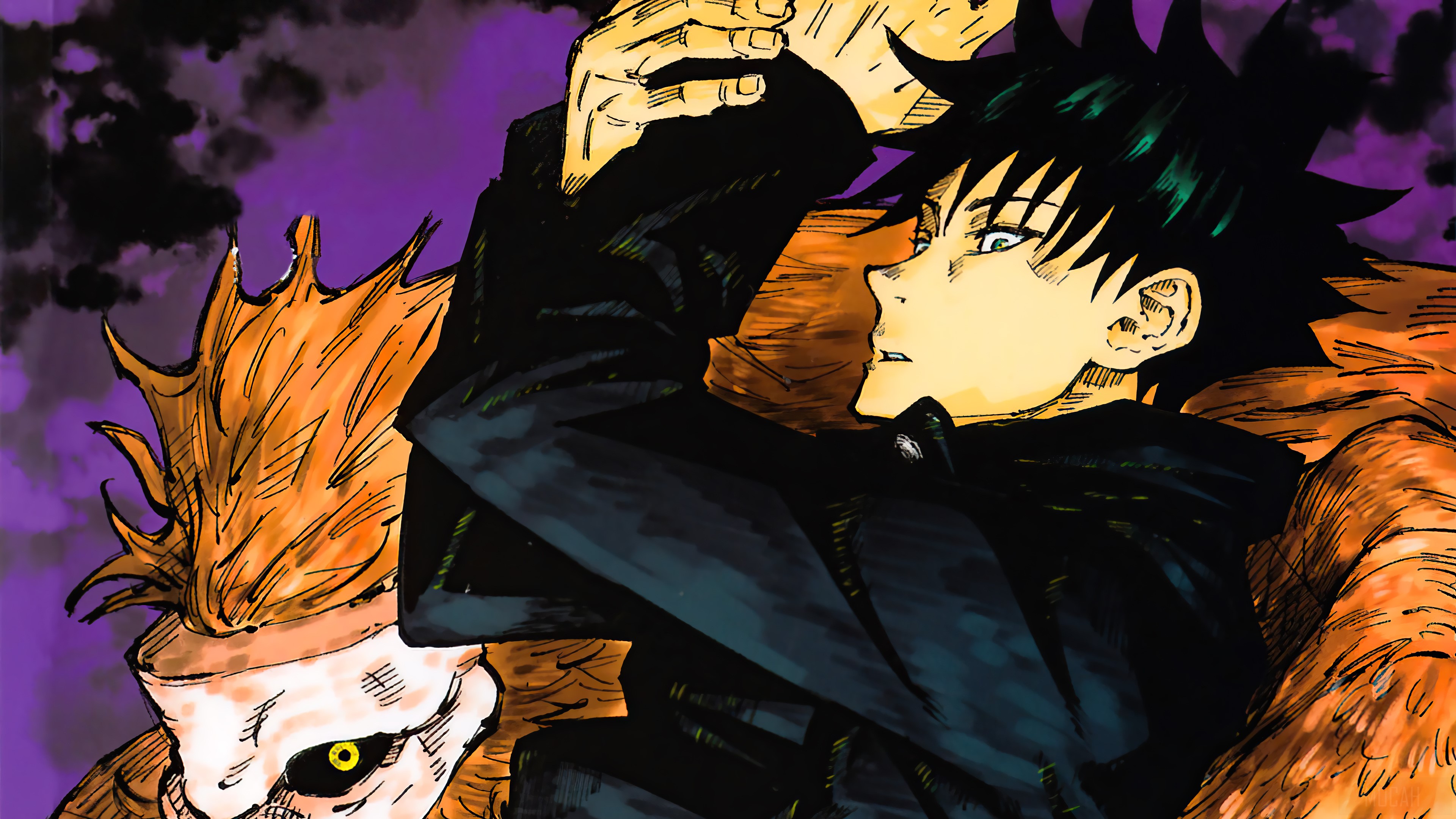 Megumi Fushiguro from Jujutsu Kaisen 4K HD Wallpaper