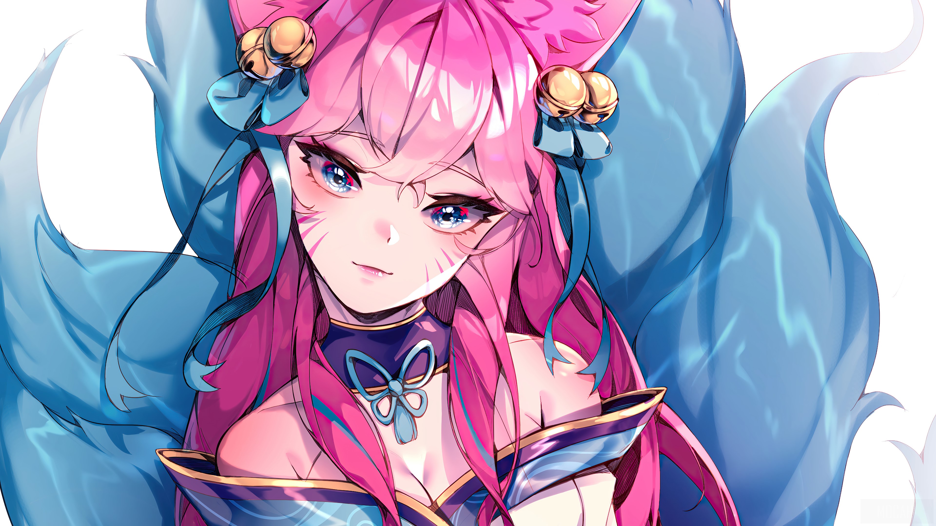 Ahri from League of Legends, Spirit Blossom 4K HD Wallpaper