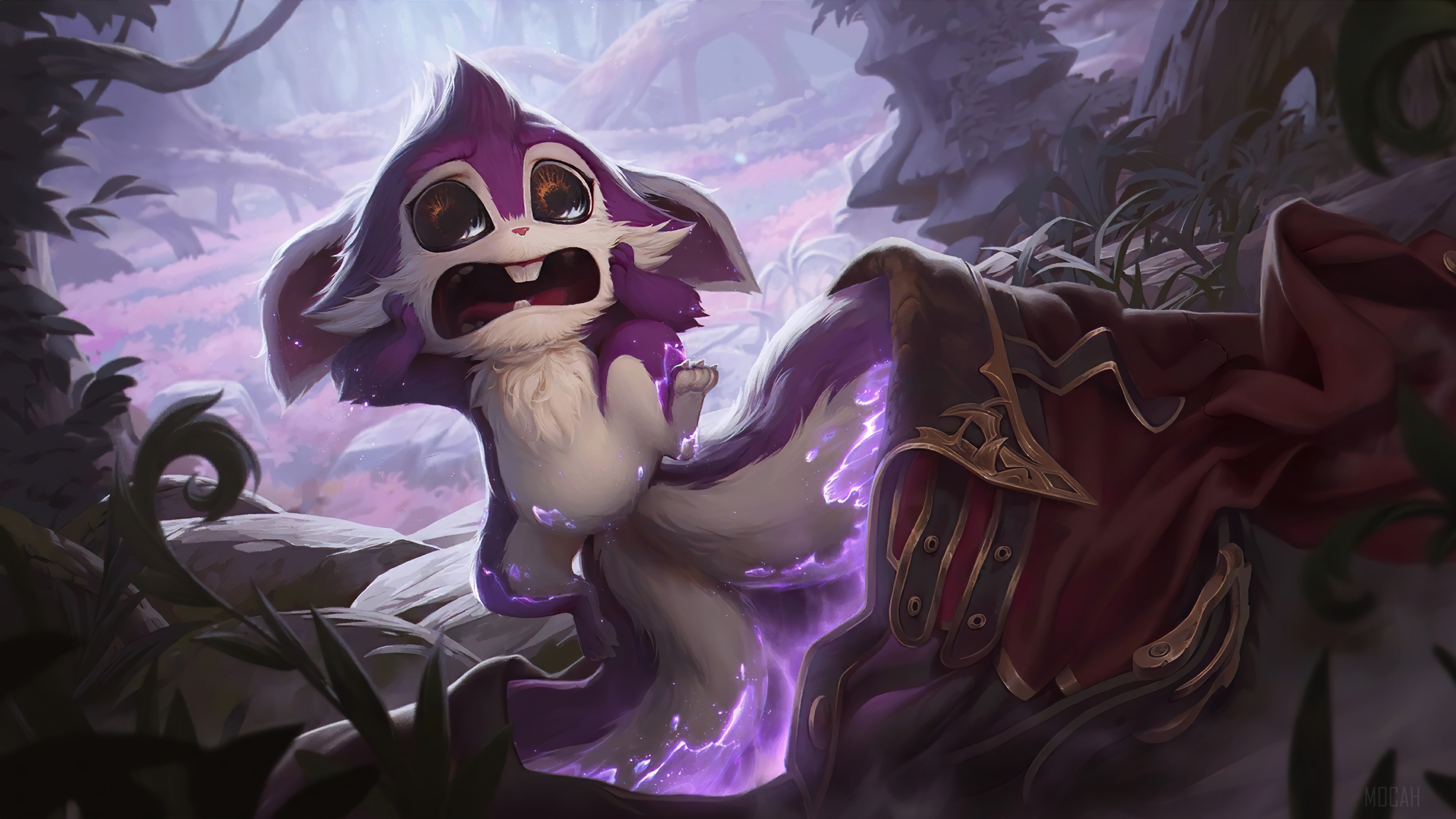 Yuumi from League of Legends: Legends of Runeterra 4K HD Wallpaper
