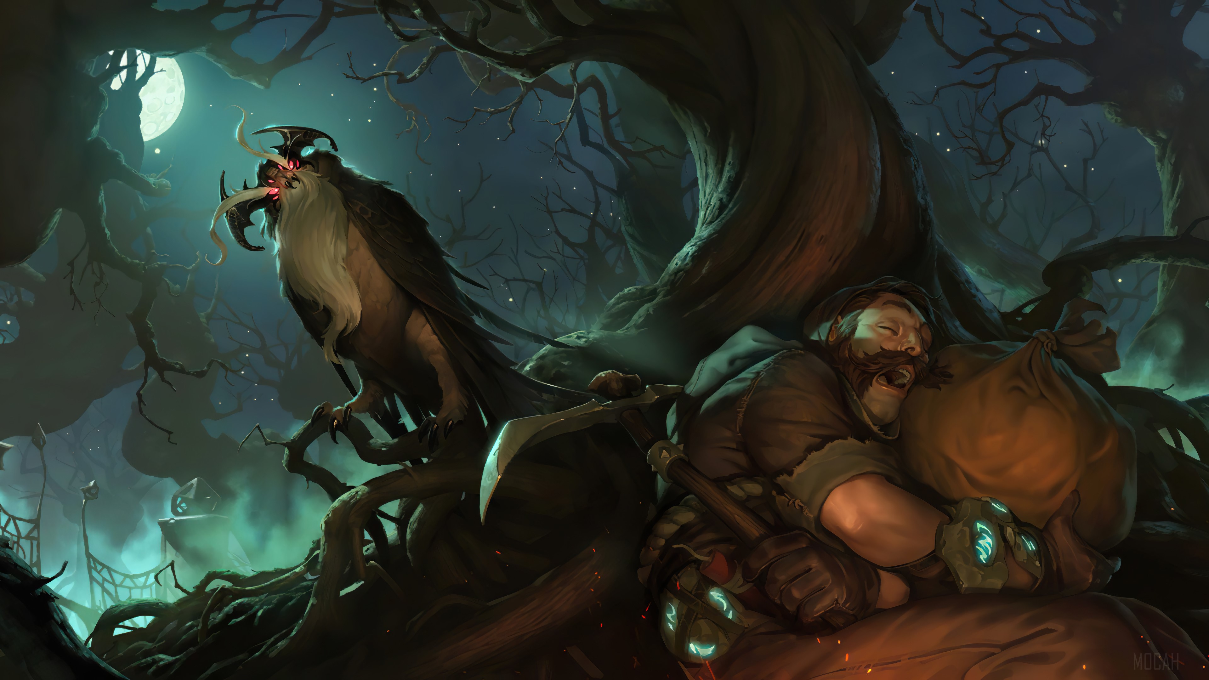 Stygian Onlooker from Legends of Runeterra 4K HD Wallpaper
