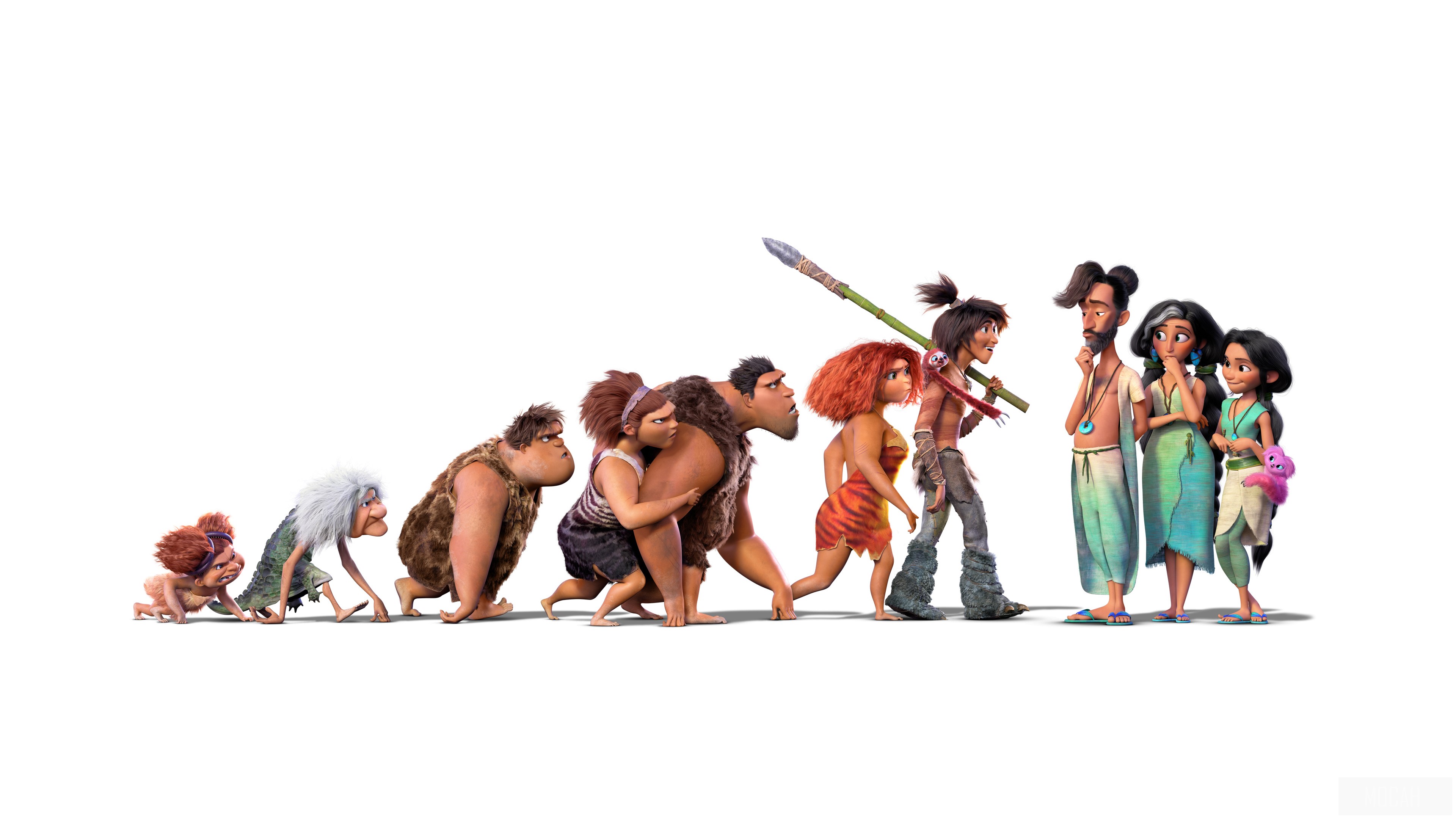 The Croods: A New Age Family Evolution HD Wallpaper