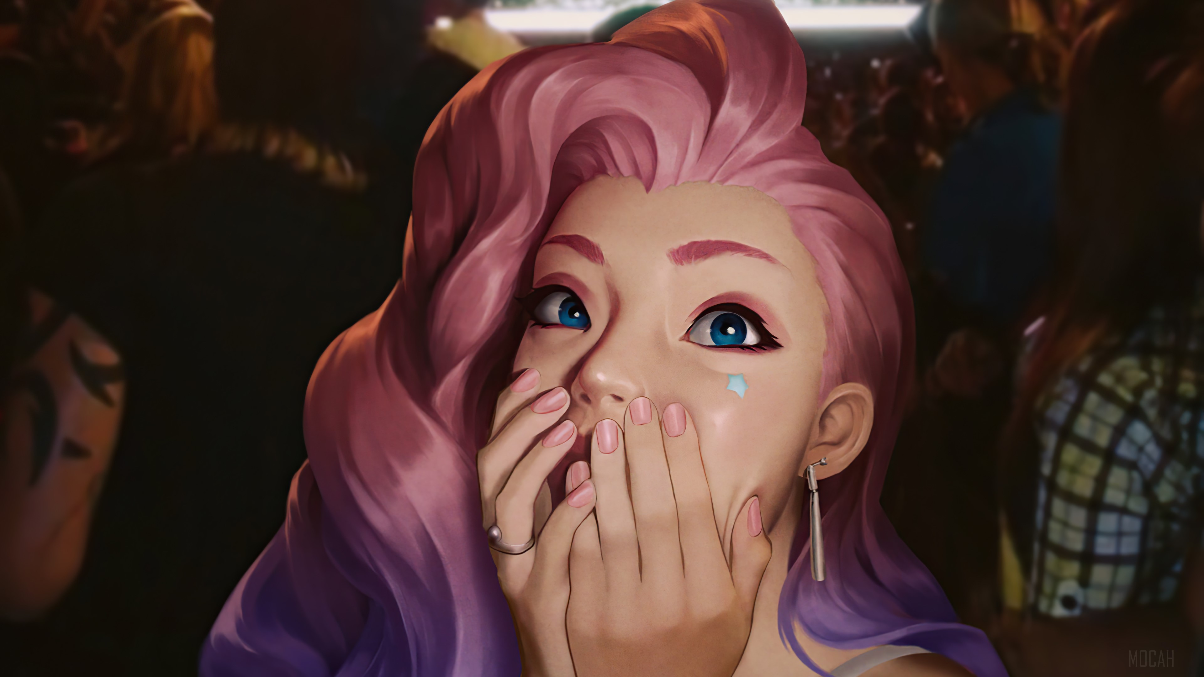 Seraphine from League of Legends 4K HD Wallpaper