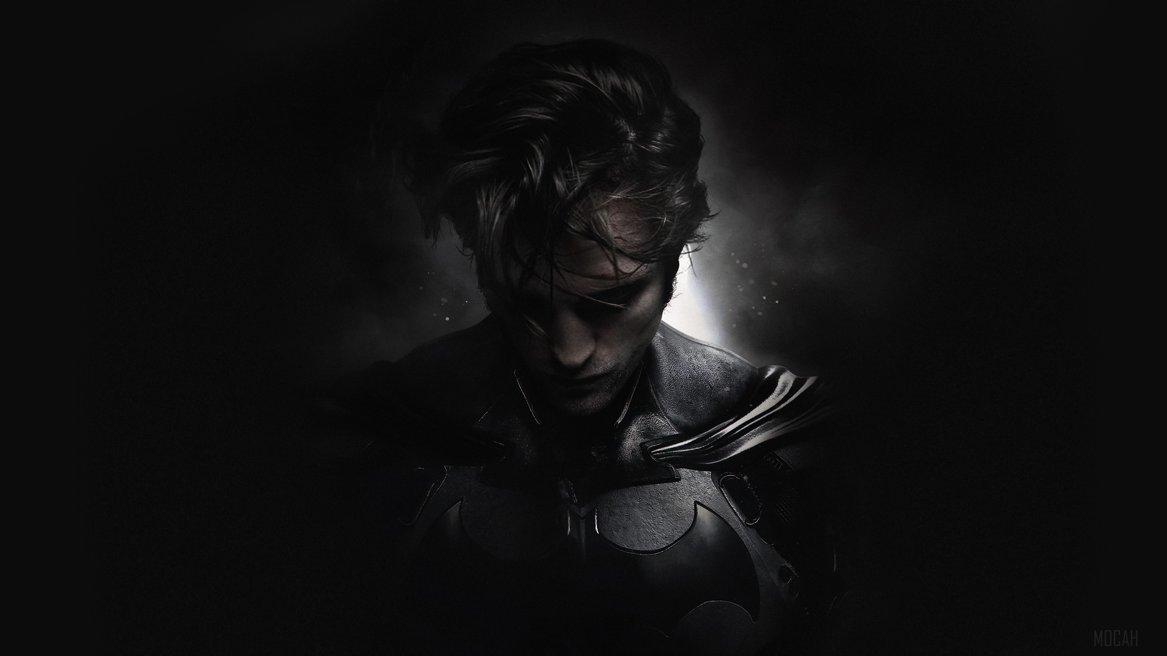 The Batman 2021 in Dark Moody Light HD Wallpaper