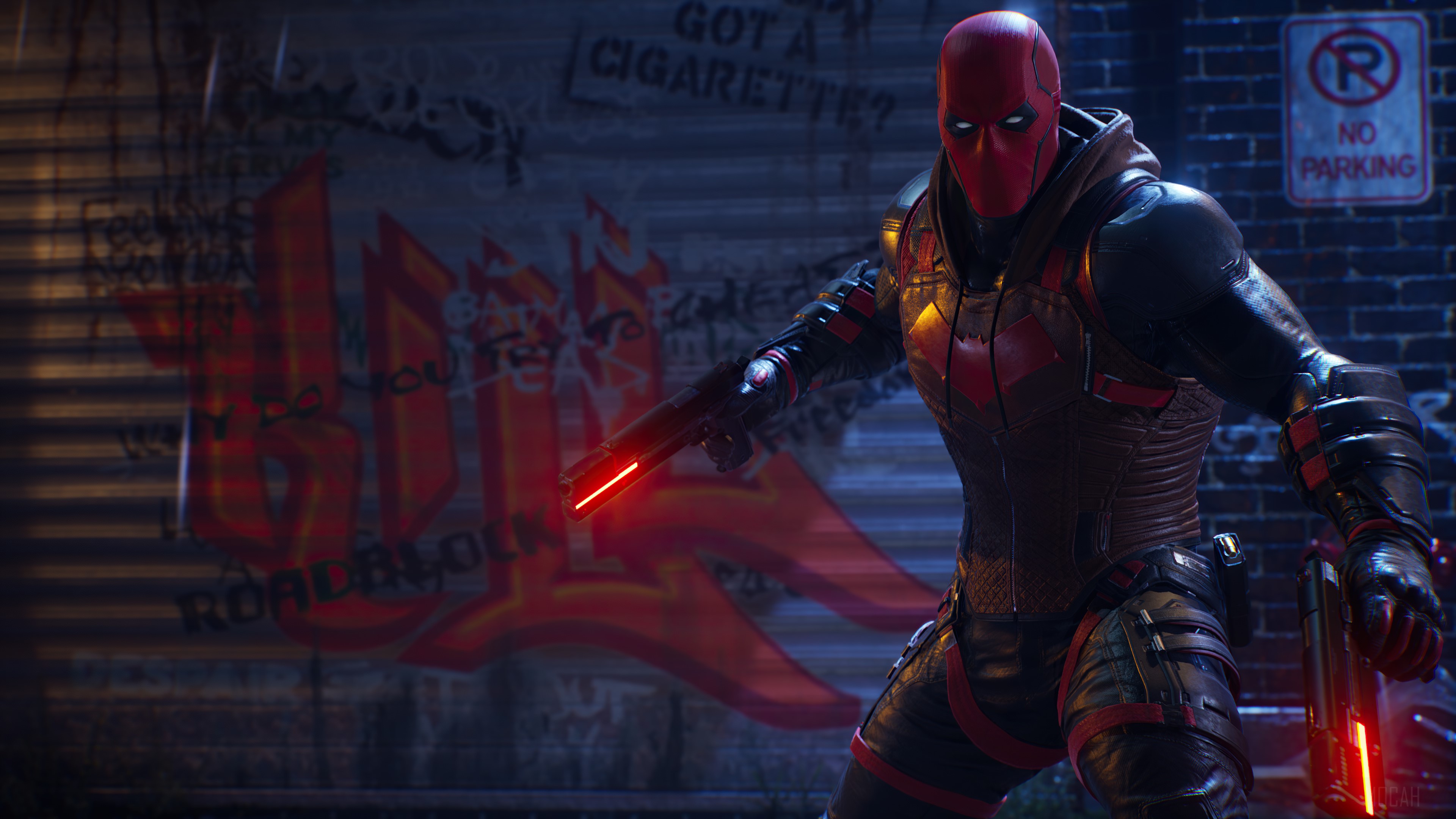 Red Hood from Gotham Knights 4K HD Wallpaper