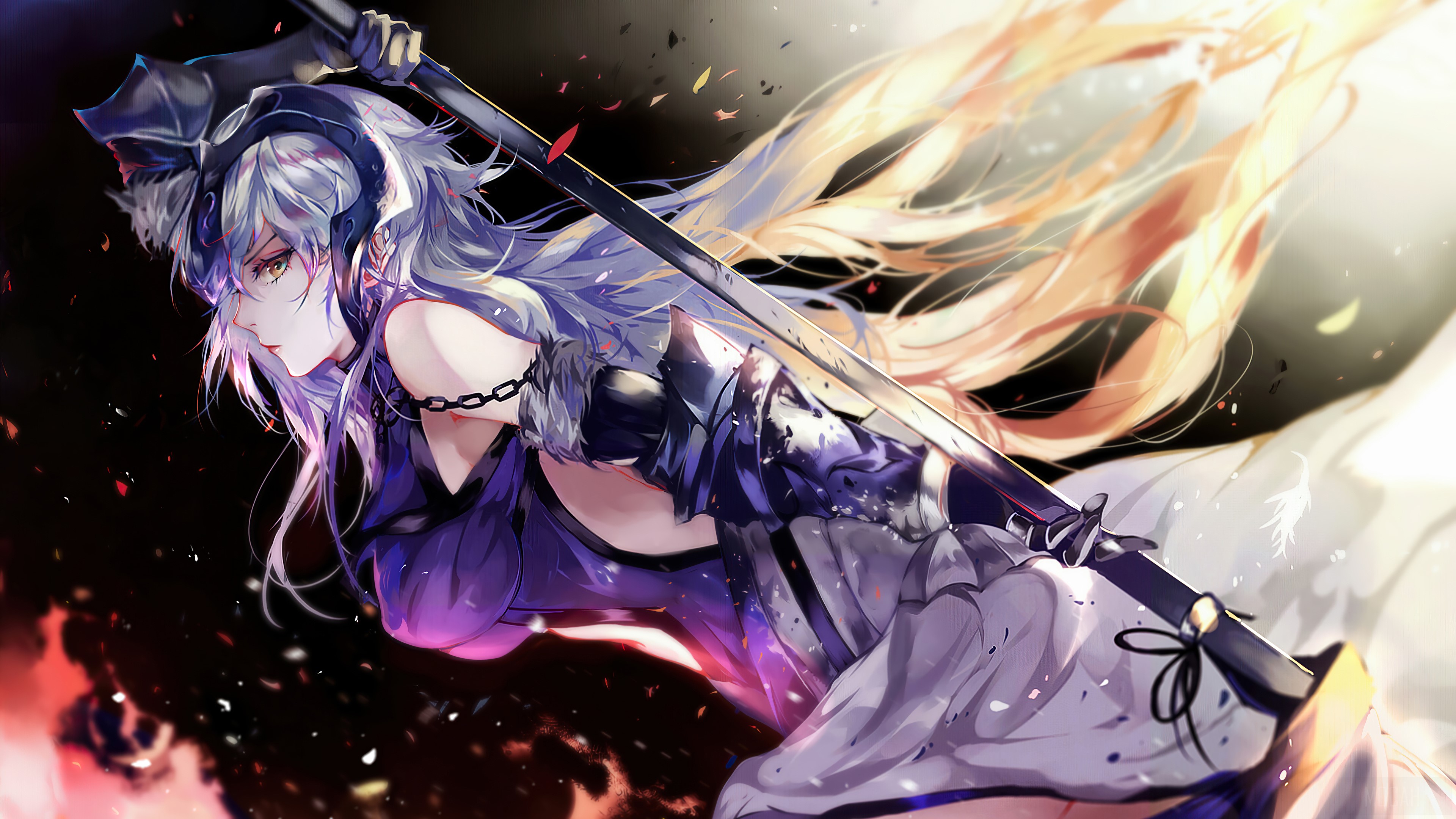 Alter Jeanne d Arc from Fate Grand Order 4K HD Wallpaper