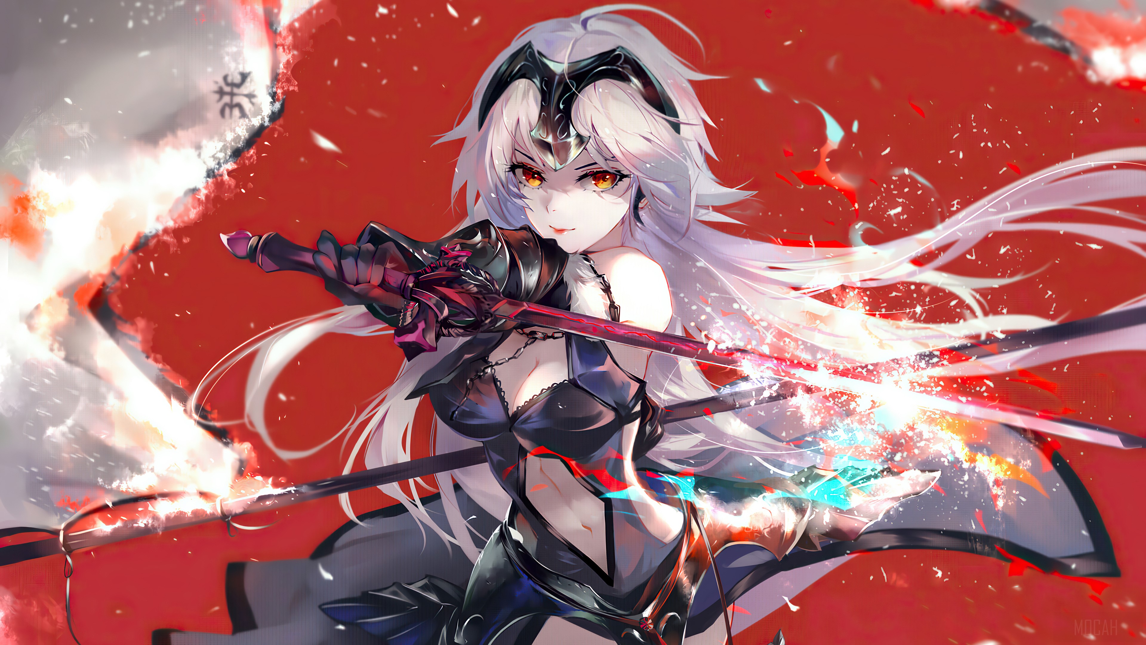 Jeanne d'Arc Alter from Fate/Grand Order 4K HD Wallpaper
