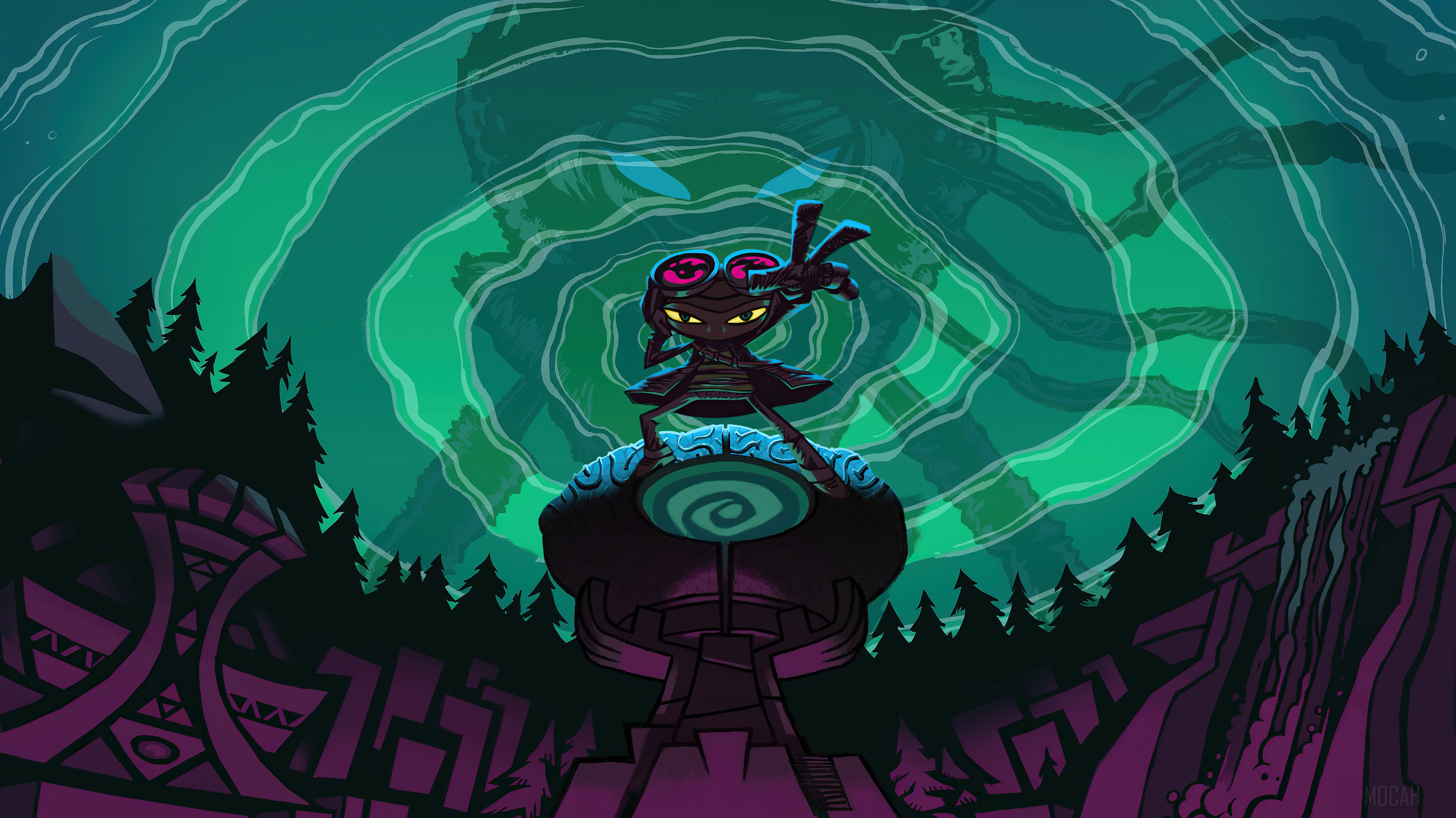 Razputin Aquato from Psychonauts 2 4K HD Wallpaper