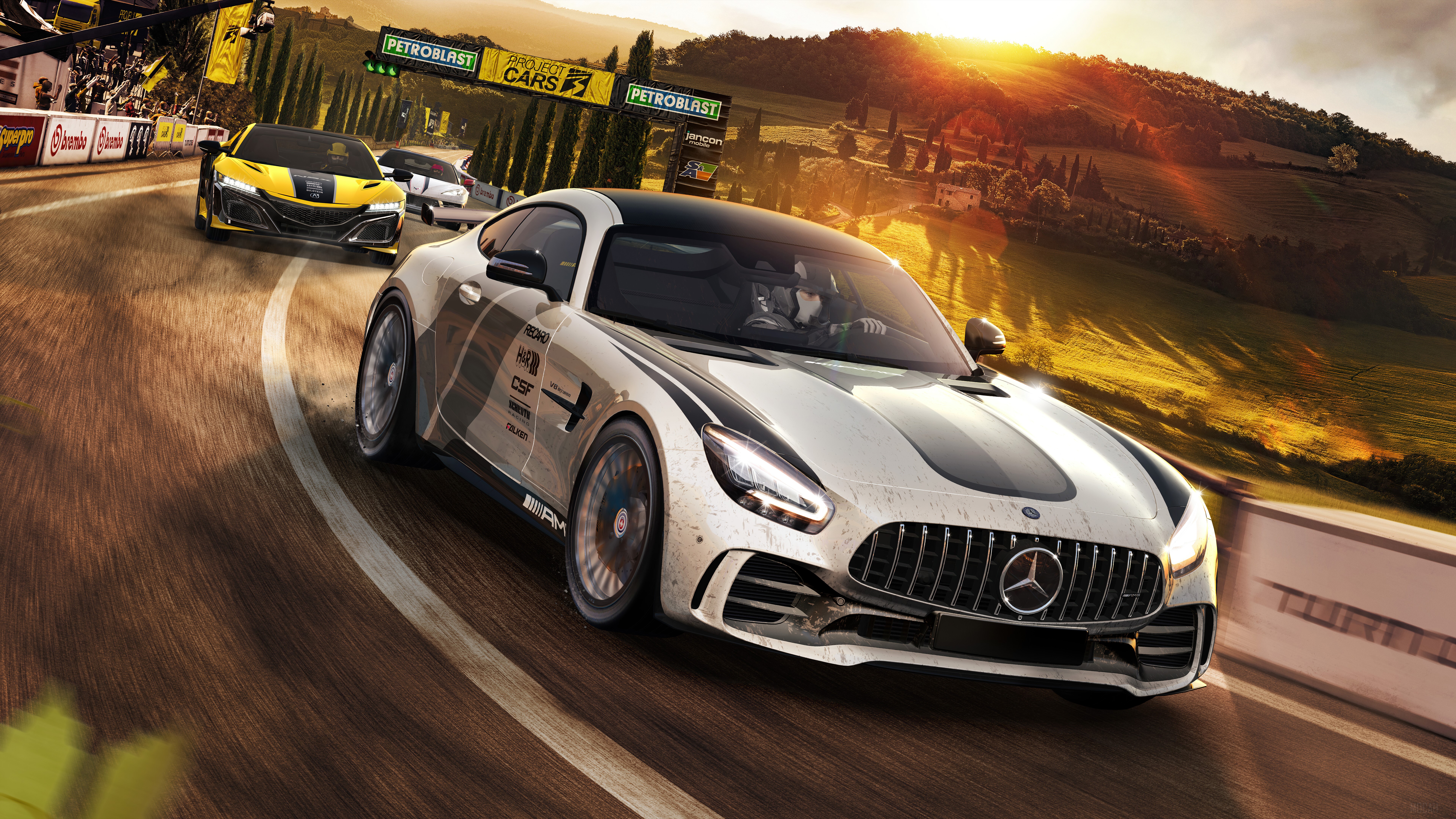 Project CARS 3 racing game 4K HD Wallpaper