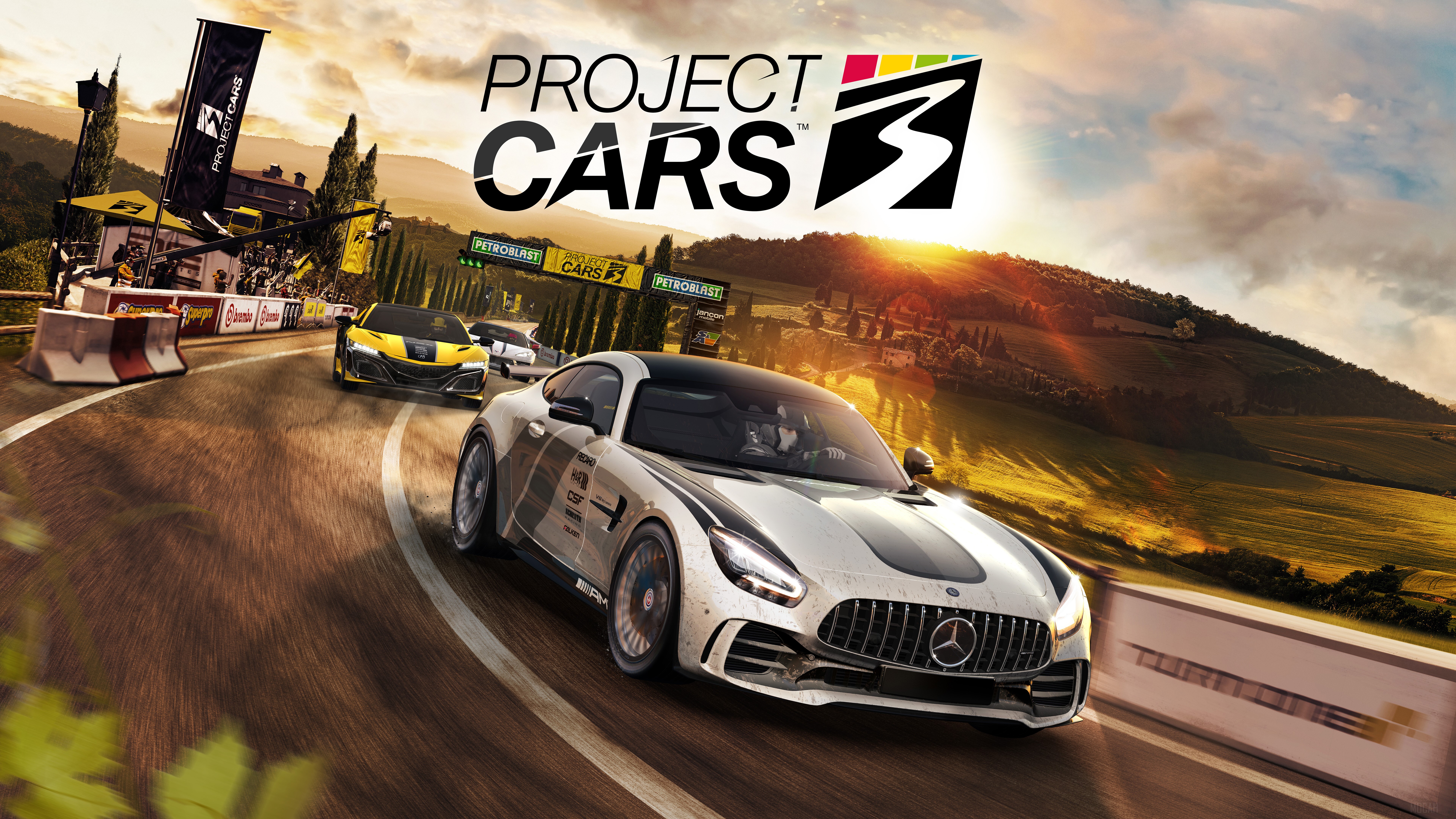 Project CARS 3 Racing Video Game Key Art 4K HD Wallpaper