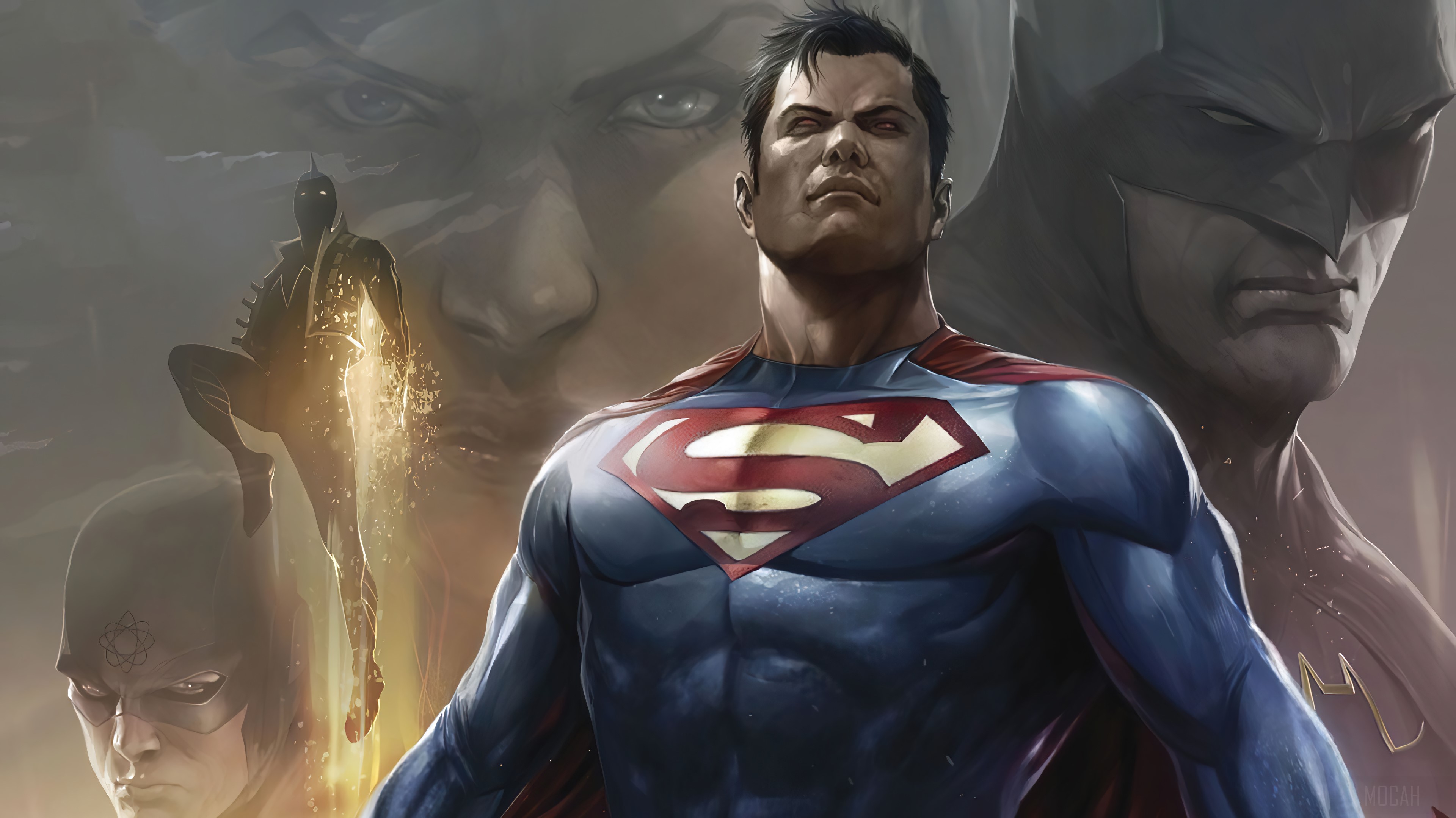 Superman and Batman from Justice League 4K HD Wallpaper