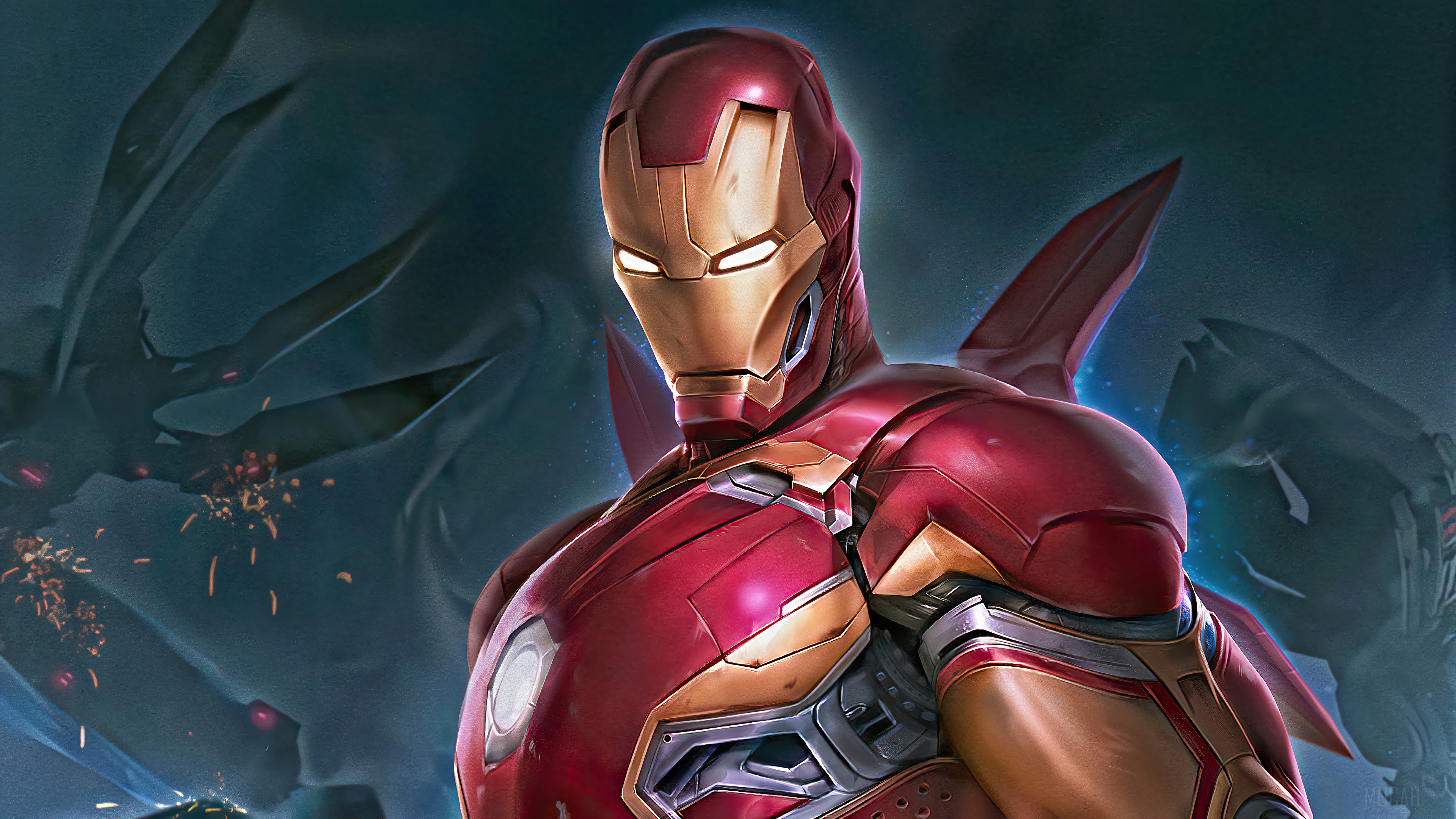 Iron Man from Marvel Comics 4K HD Wallpaper