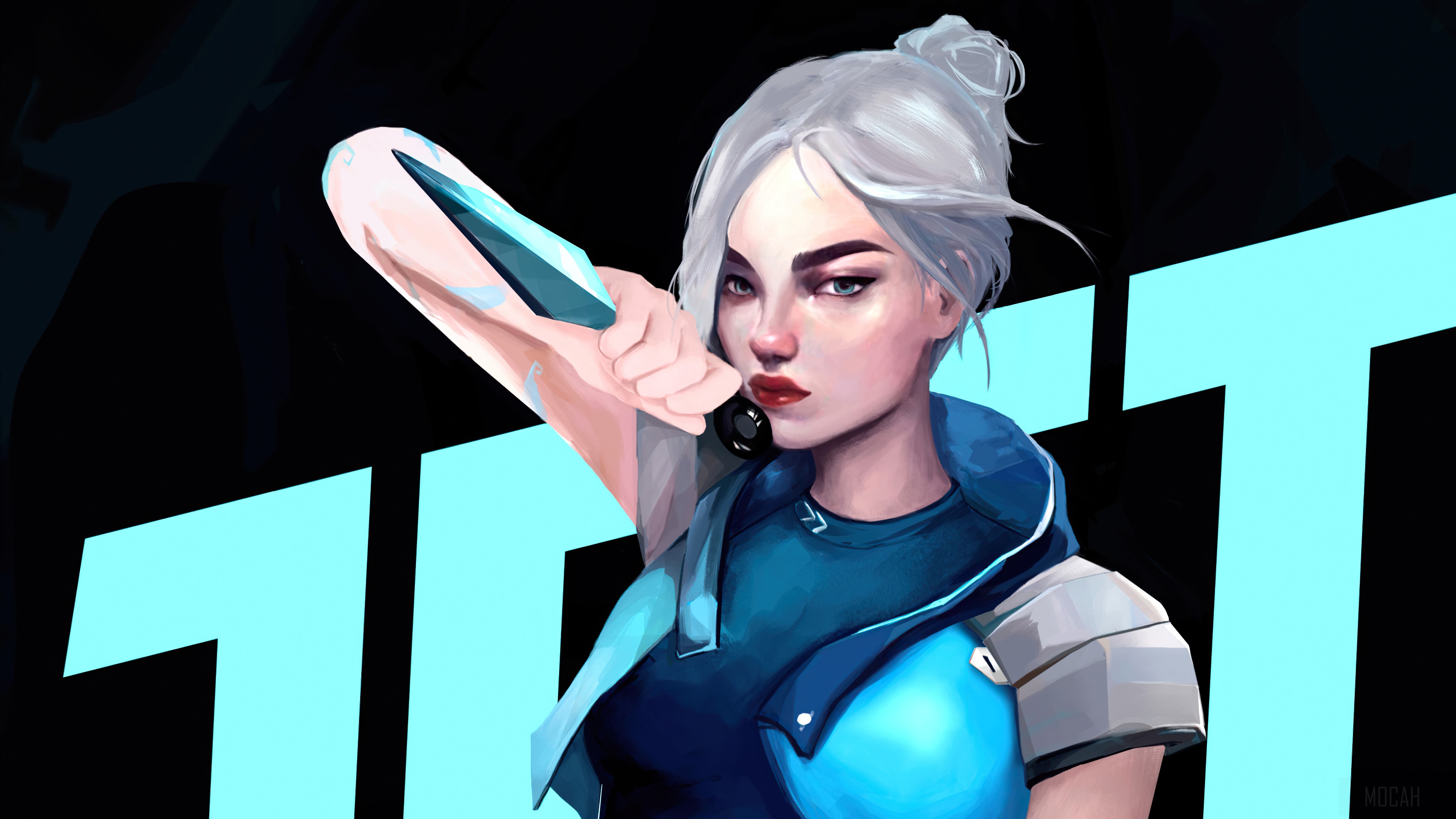 Jett from Valorant 4K HD Wallpaper