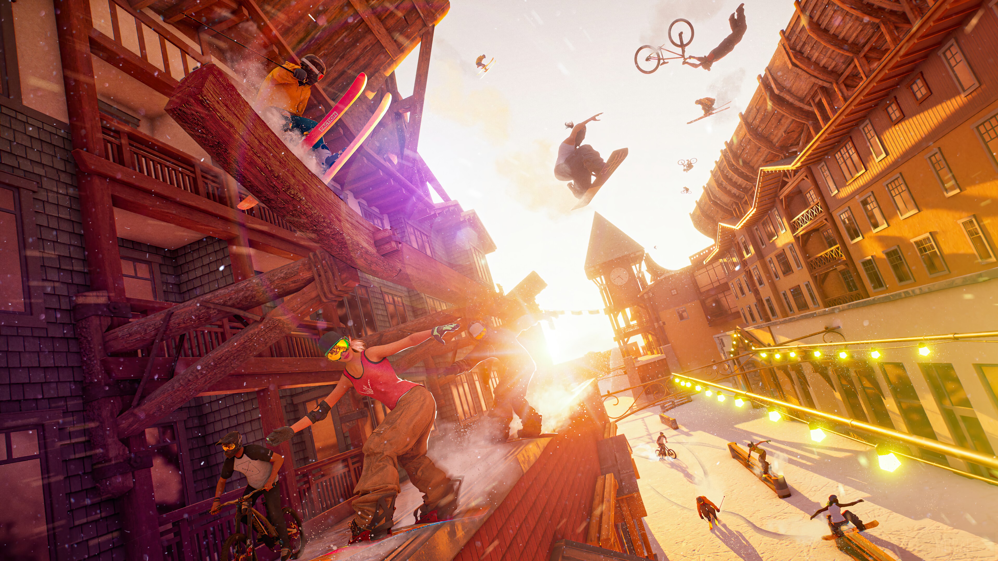 Riders Republic extreme sports video game 4K HD Wallpaper