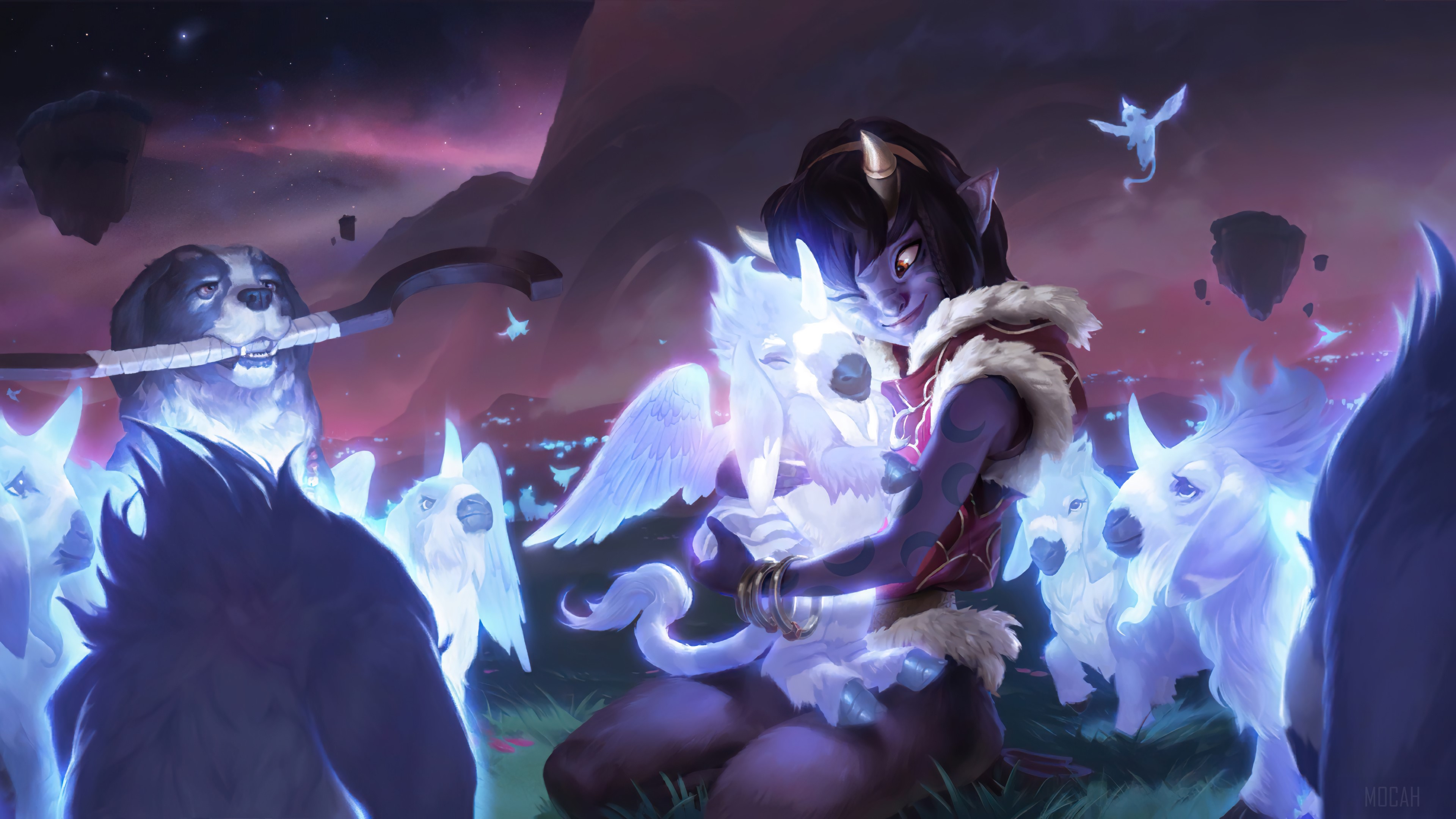 Star Shepherd from Legends of Runeterra 4K HD Wallpaper