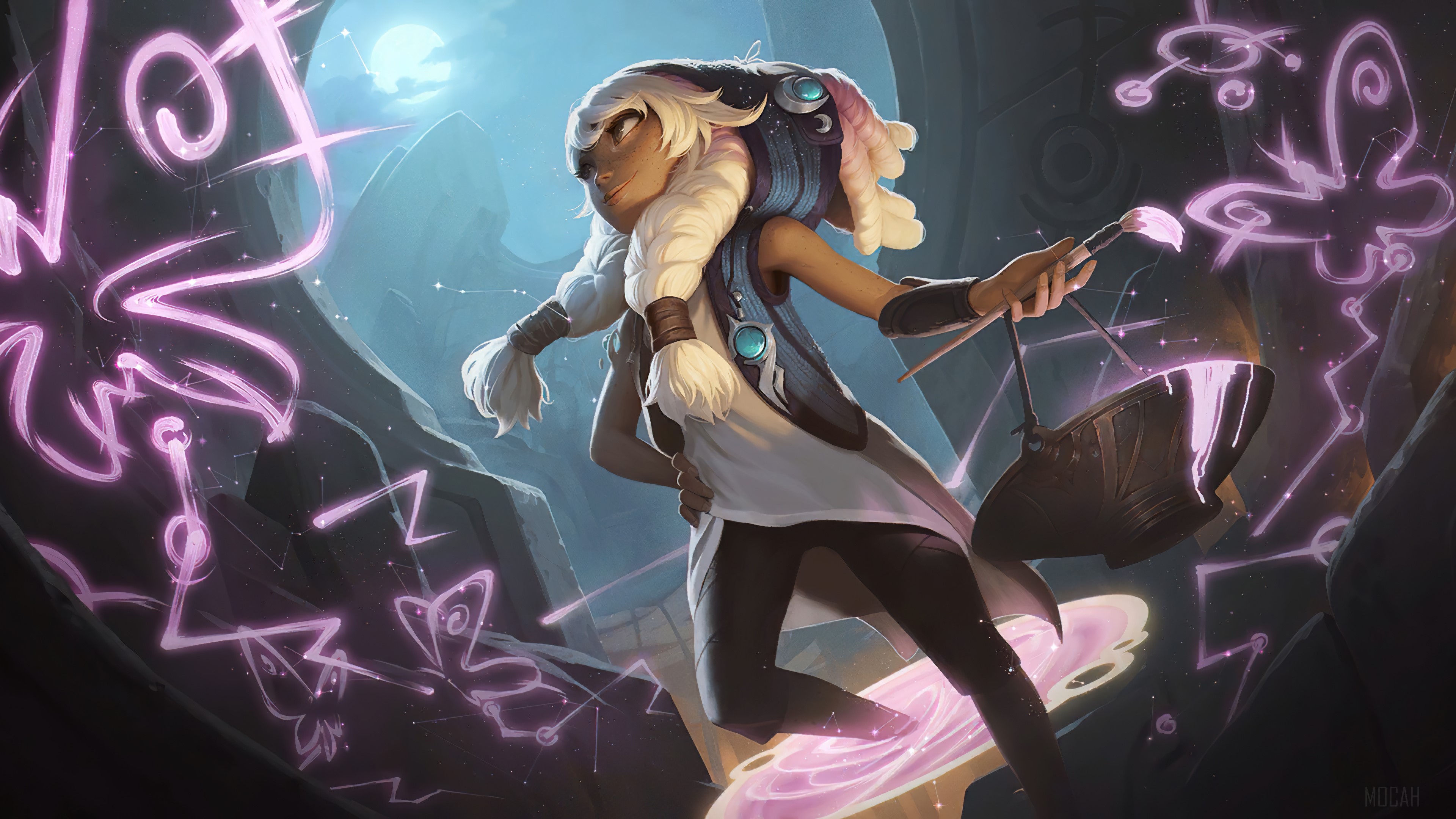 Spacey Sketcher from Legends of Runeterra 4K HD Wallpaper
