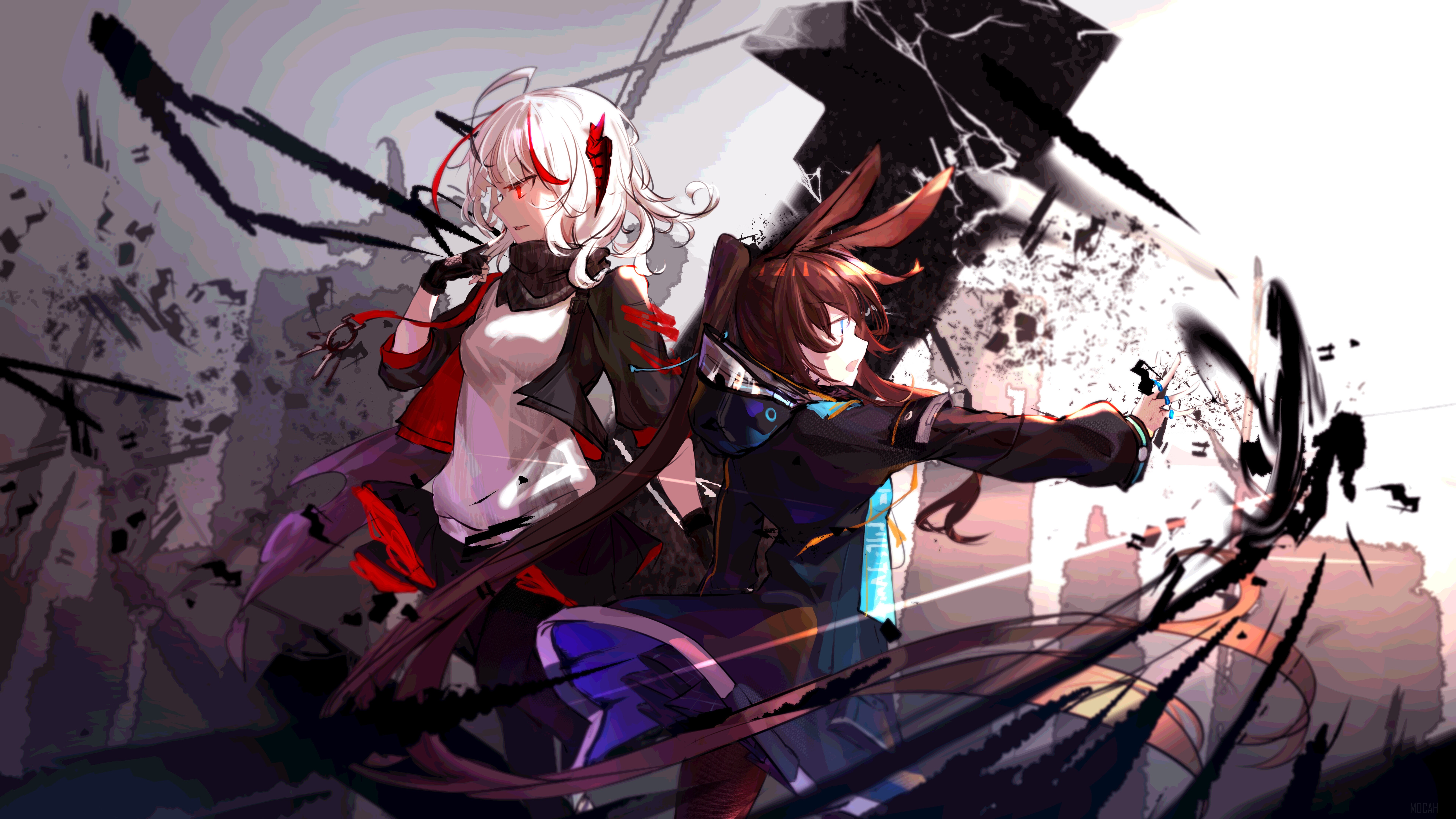 Amiya and W from Arknights 4K HD Wallpaper