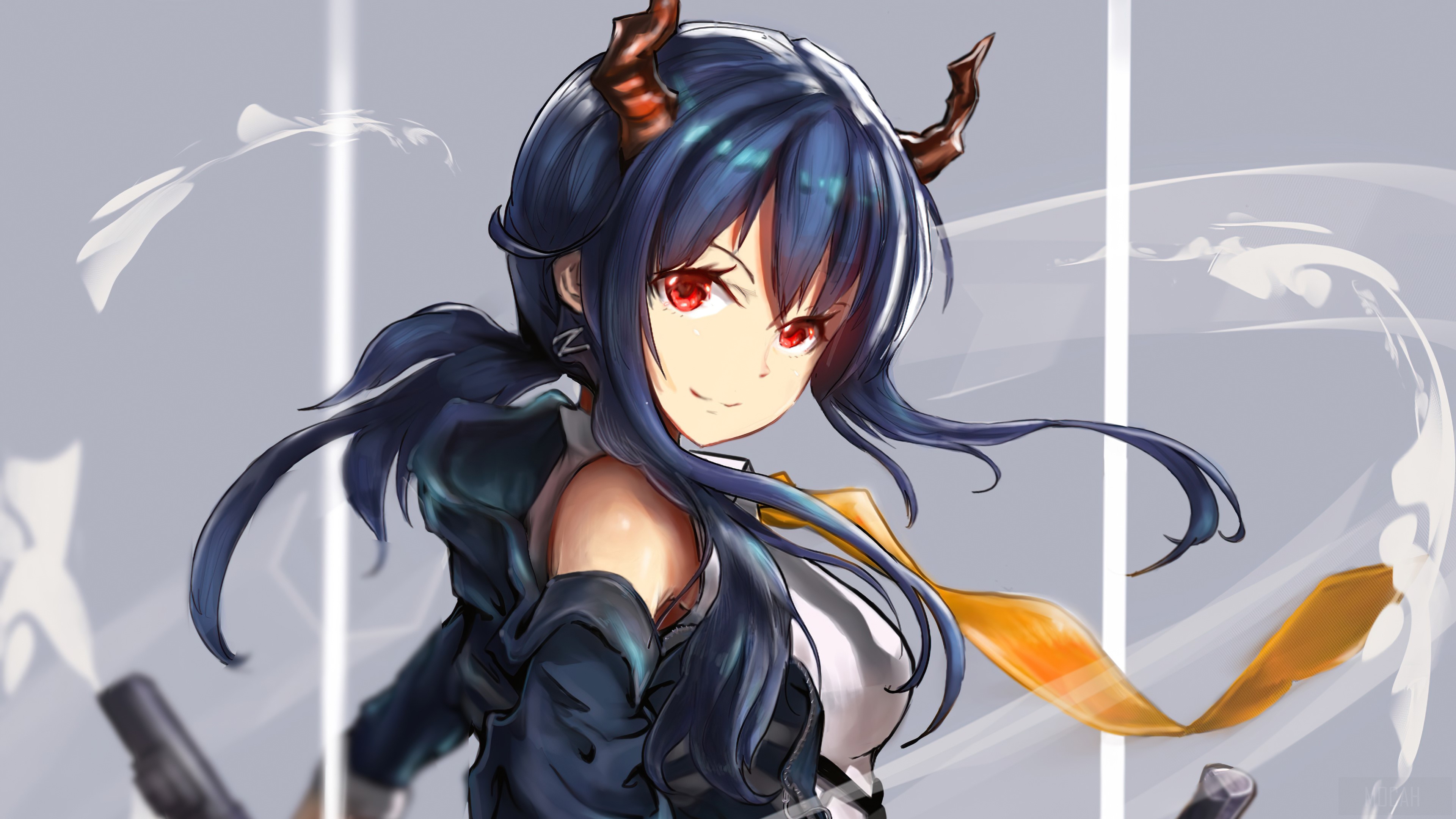 Chen from Arknights Anime Girl 4K HD Wallpaper