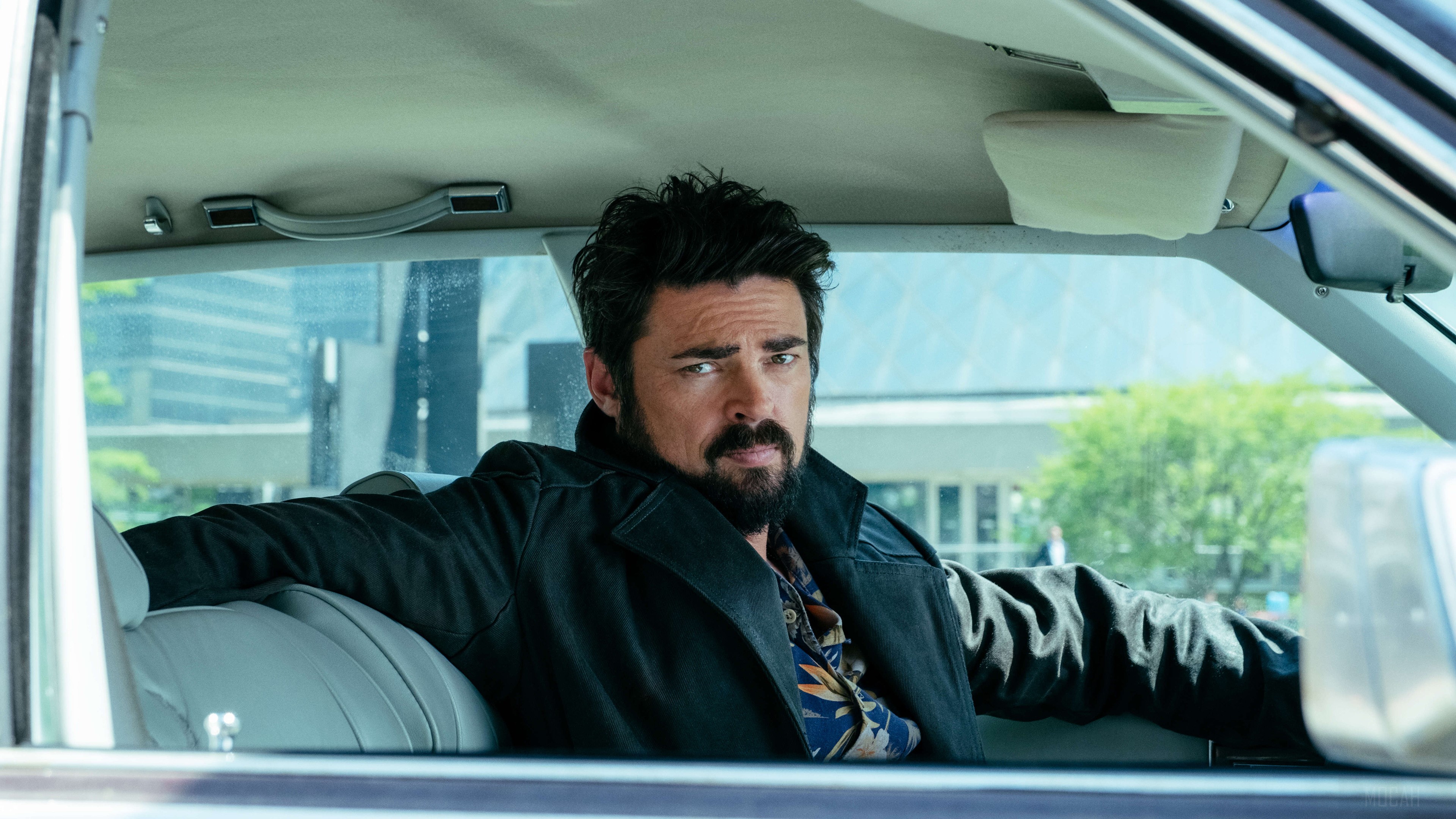 Billy Butcher from The Boys in a car HD Wallpaper