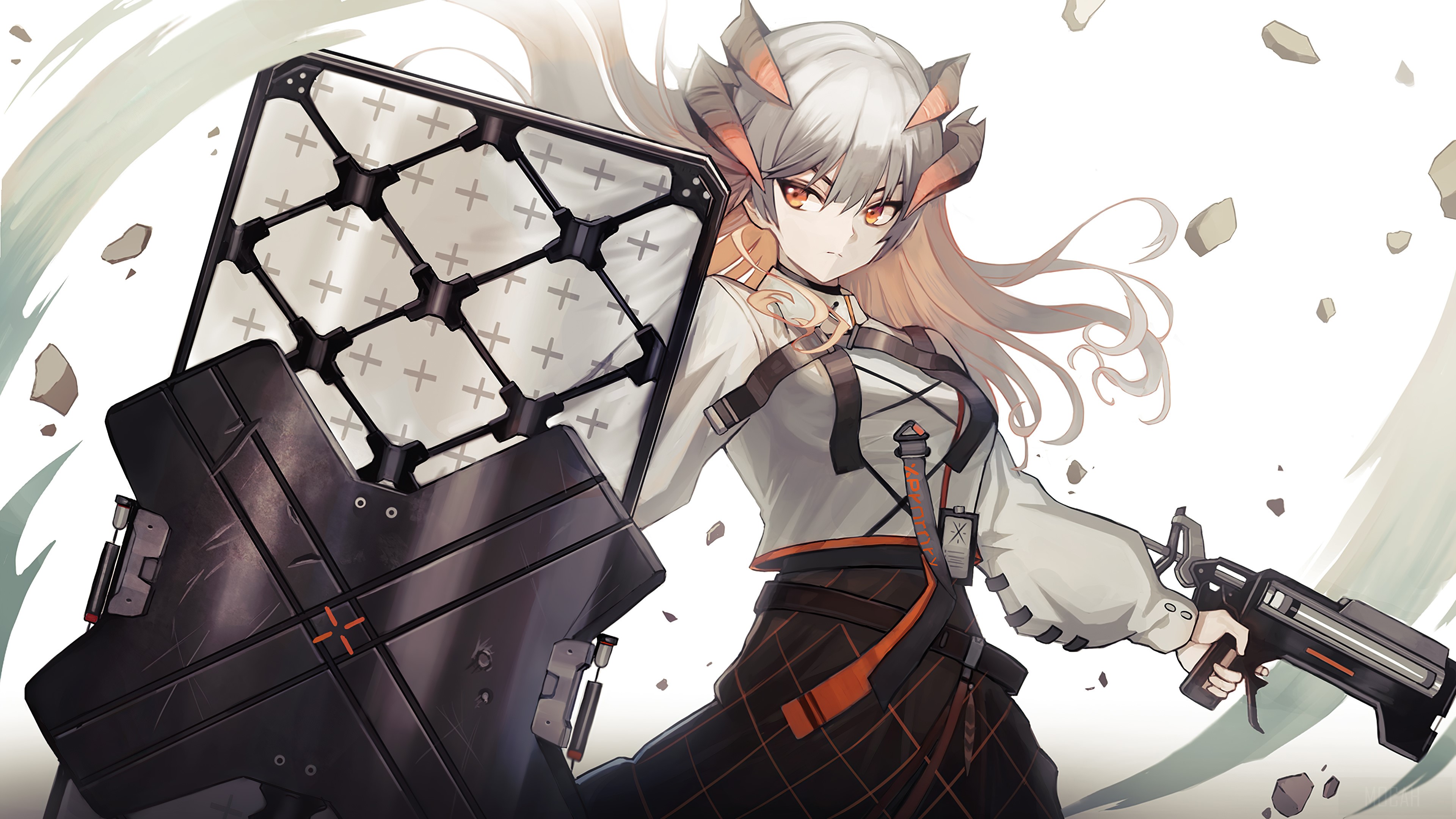 Saria from Arknights HD Wallpaper
