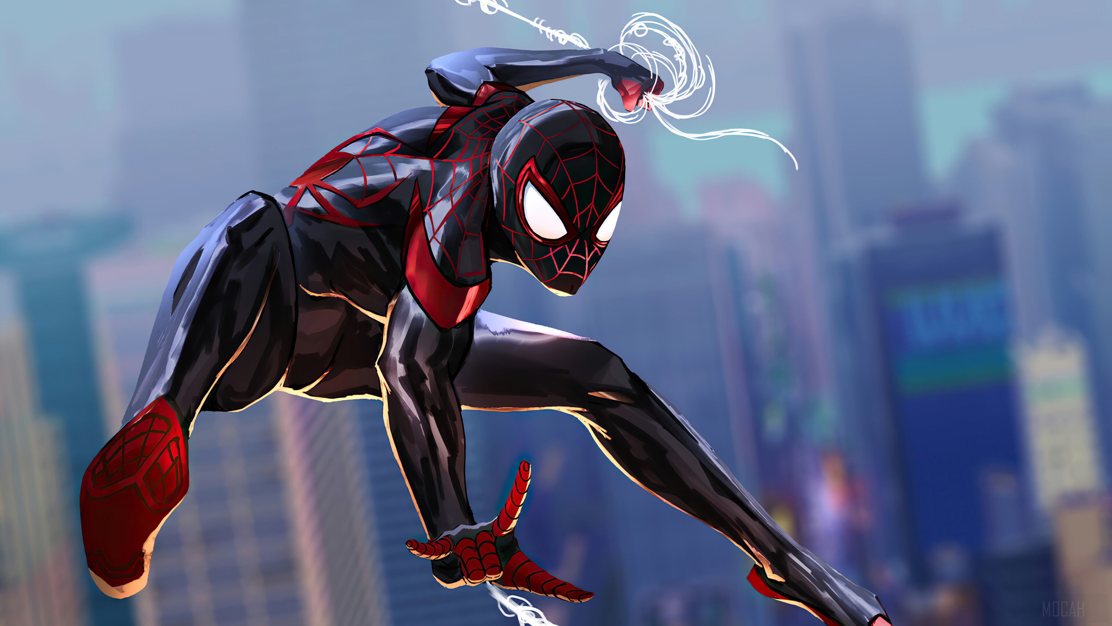 Miles Morales Spider-Man 4K HD Wallpaper