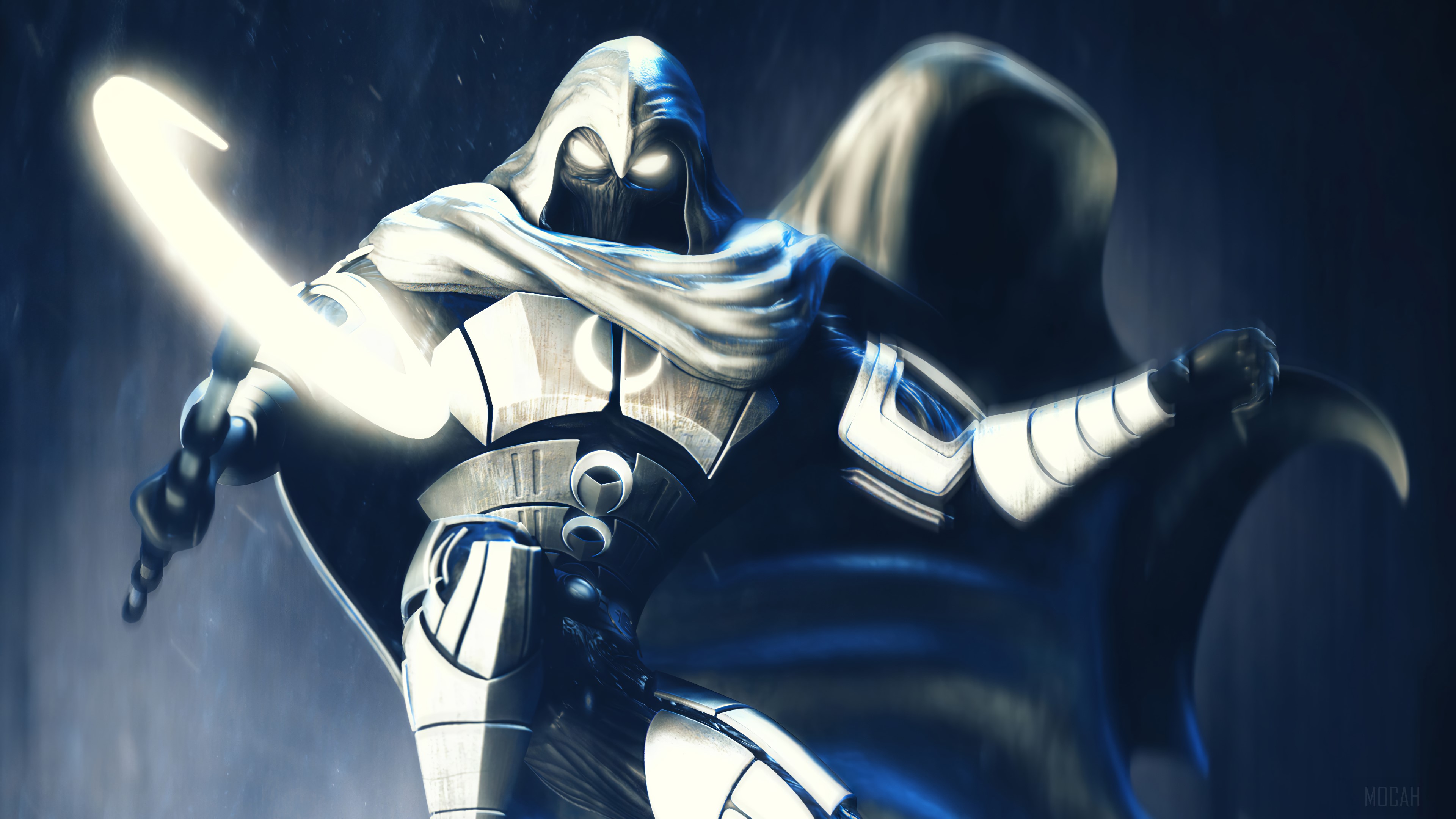Moon Knight from Marvel Comics 4K HD Wallpaper