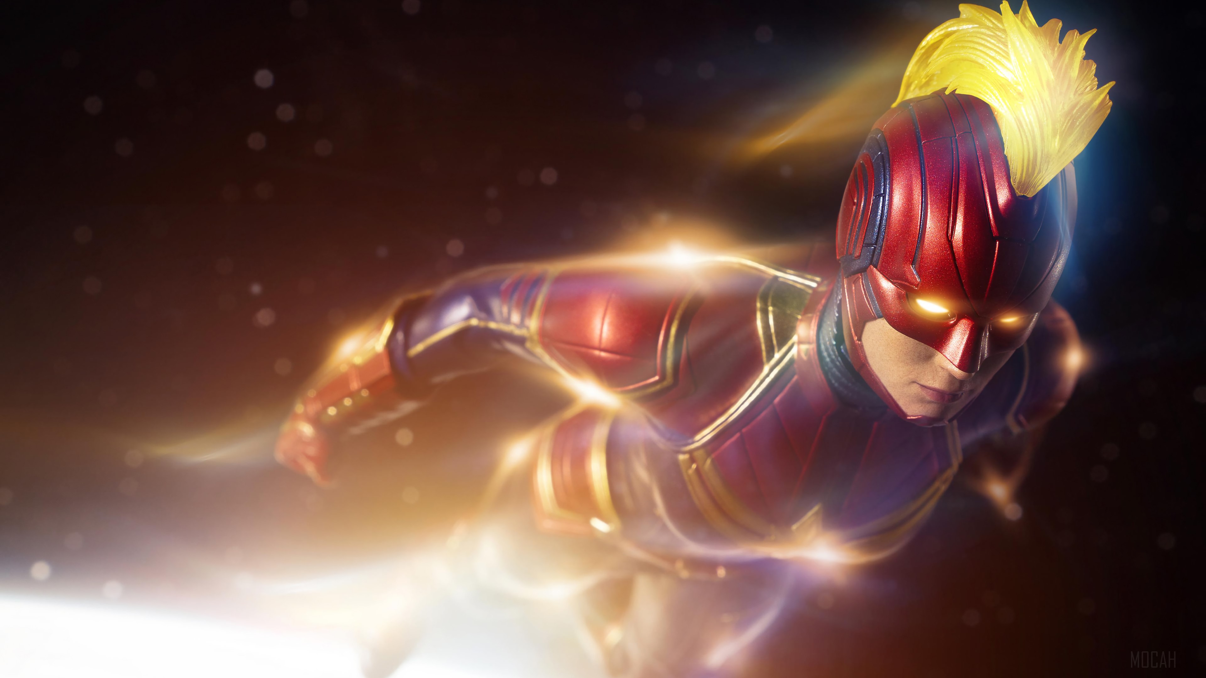 Captain Marvel from Marvel Comics in 4K HD Wallpaper