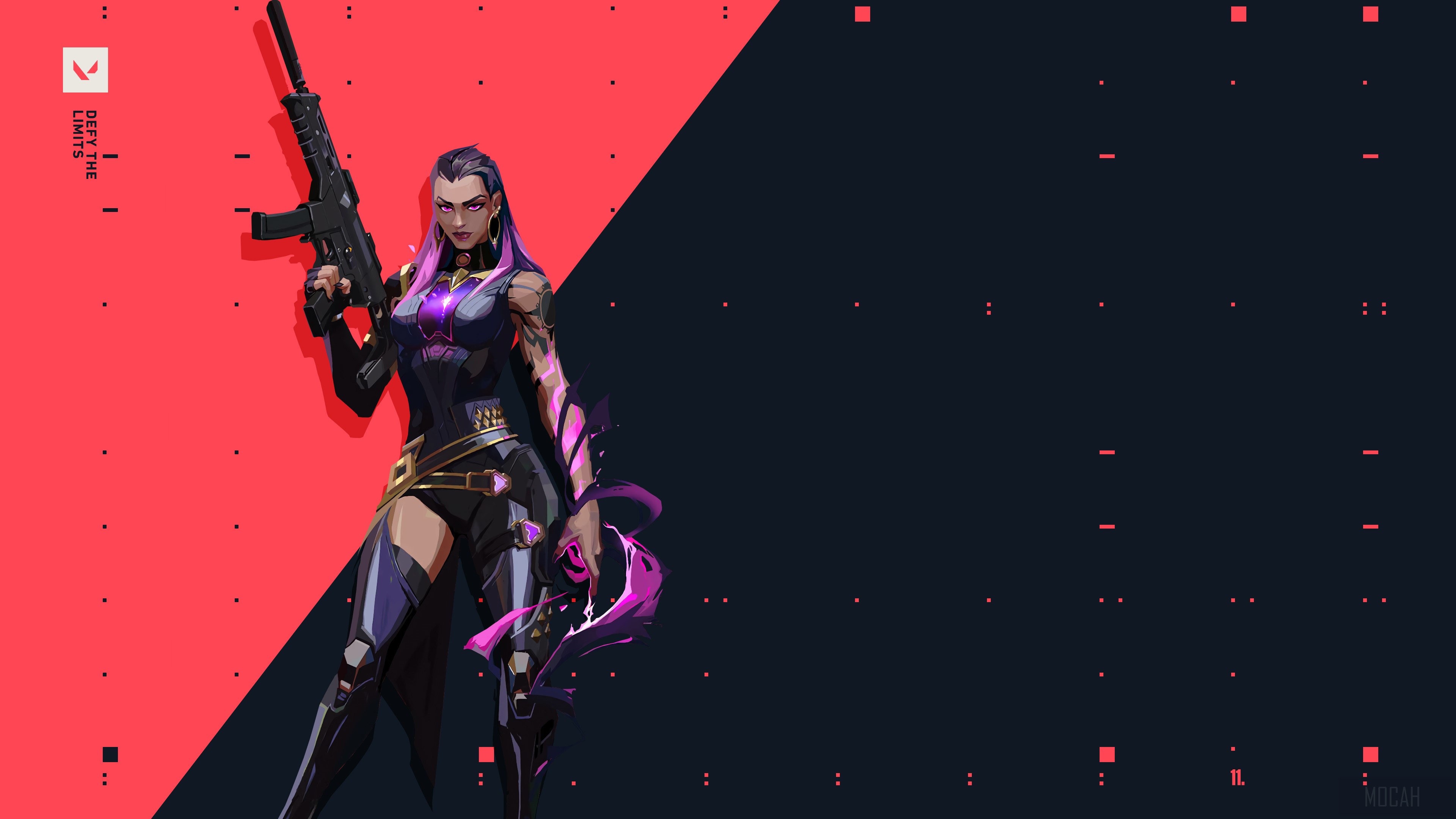 Reyna from Valorant 4K HD Wallpaper
