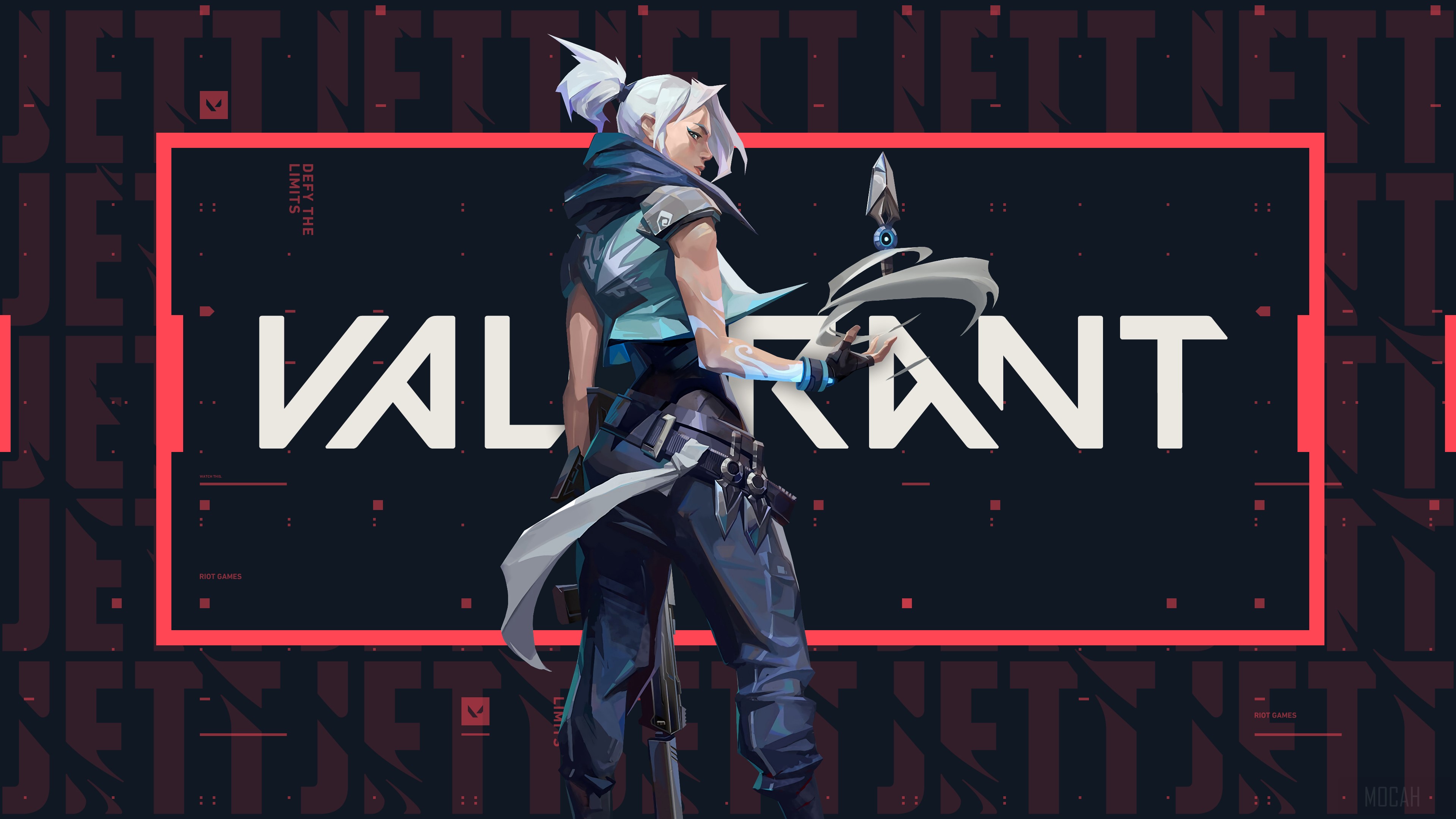 Jett from Valorant 4K HD Wallpaper