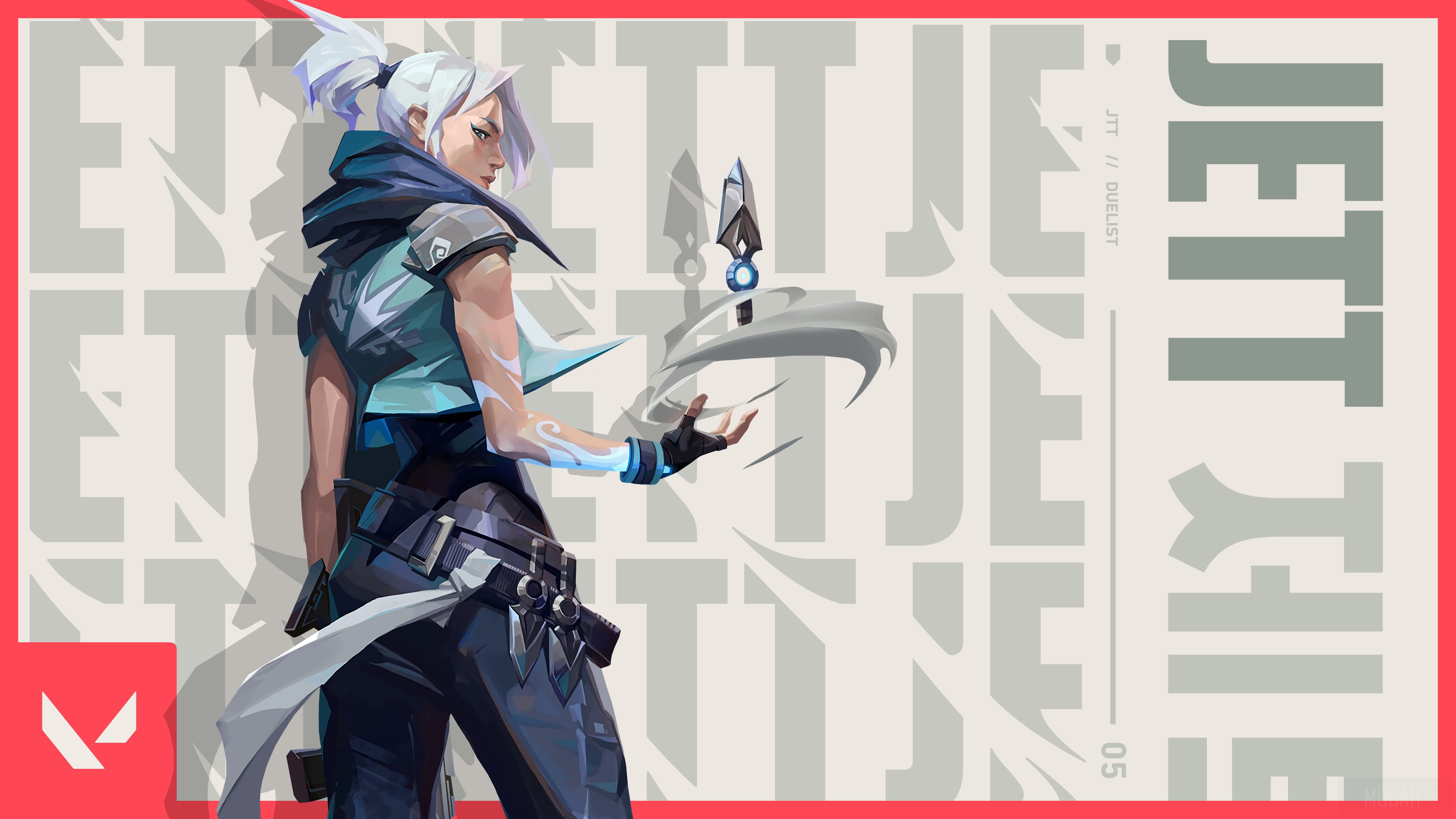 Jett from Valorant HD Wallpaper