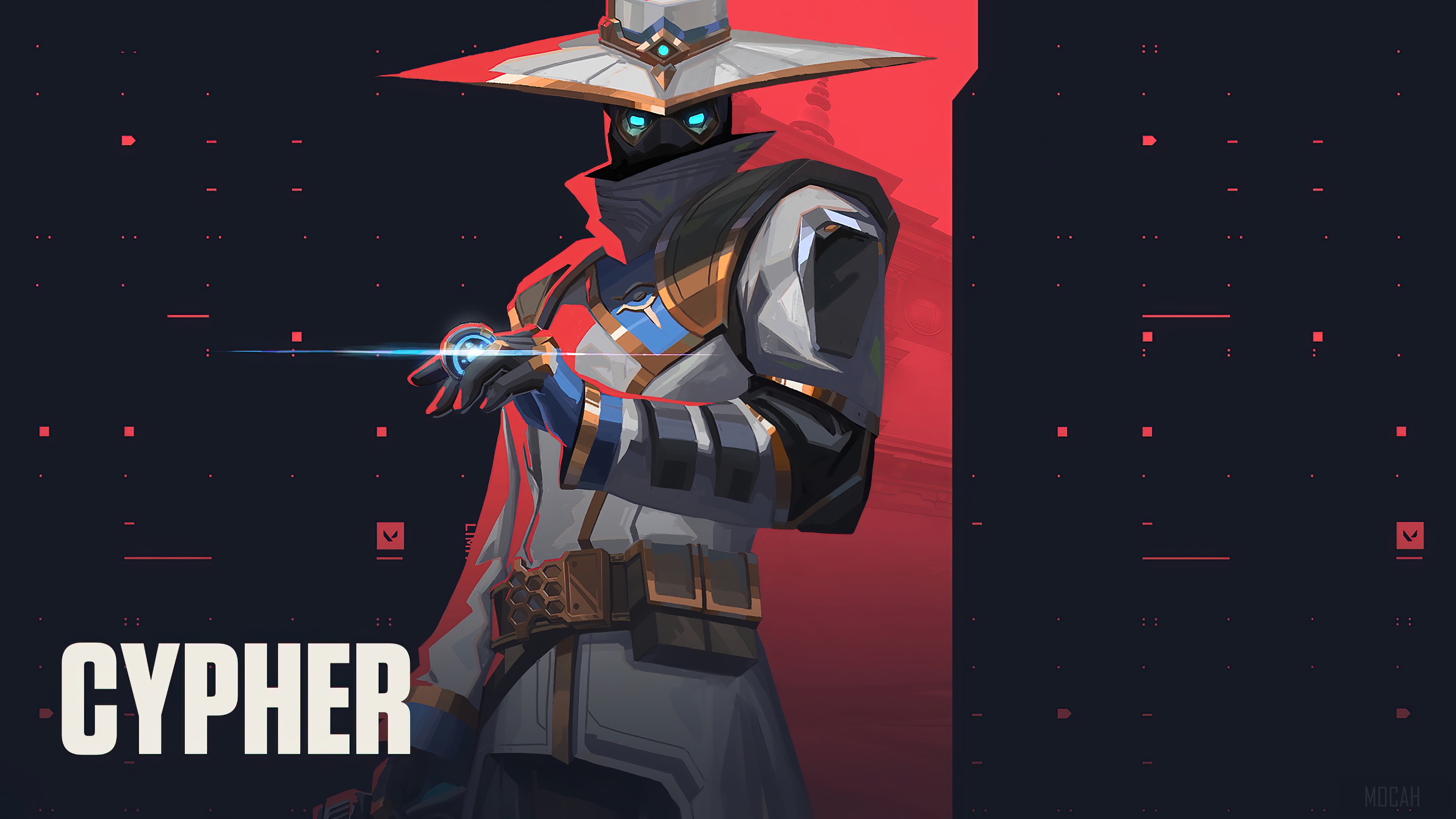 Cypher from Valorant 4K HD Wallpaper