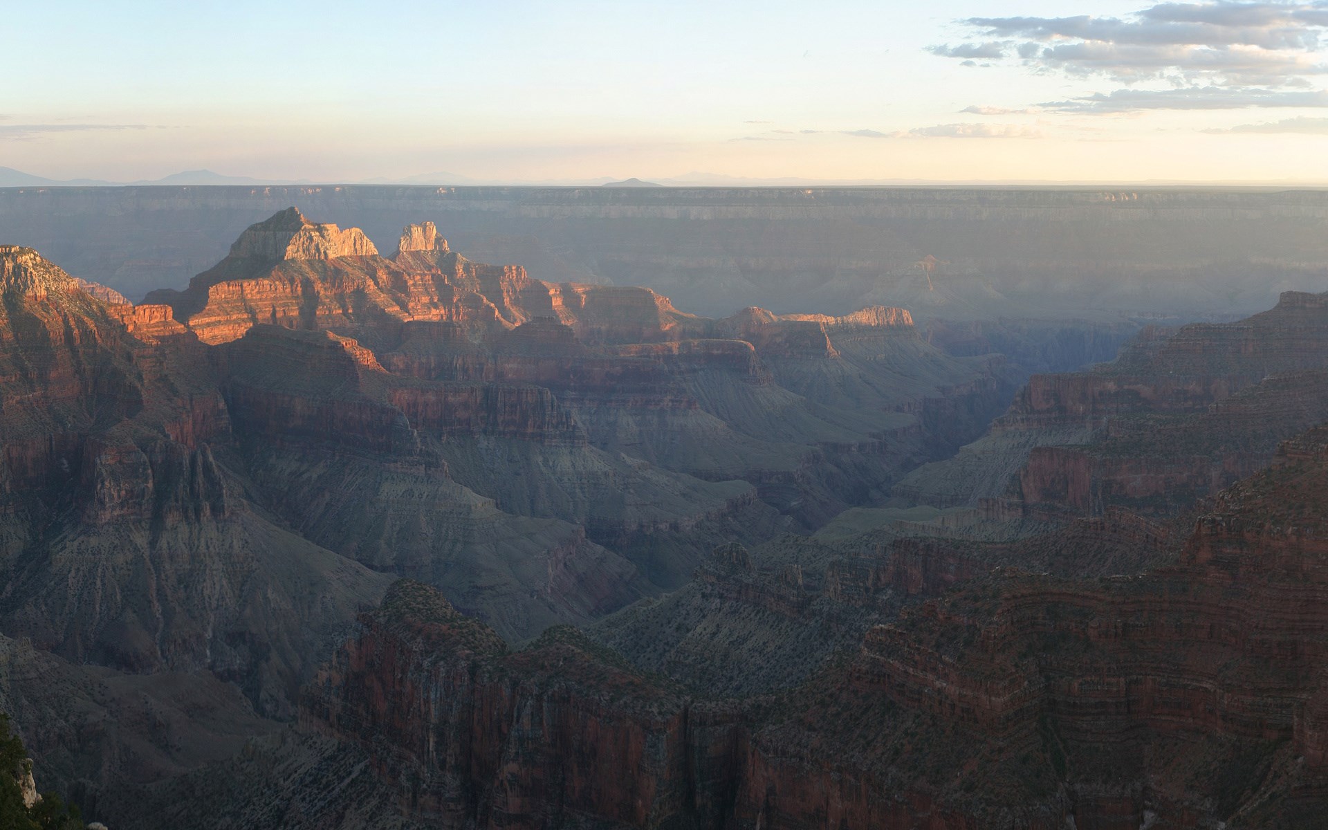 Grand Canyon National Park at sunrise HD Wallpaper