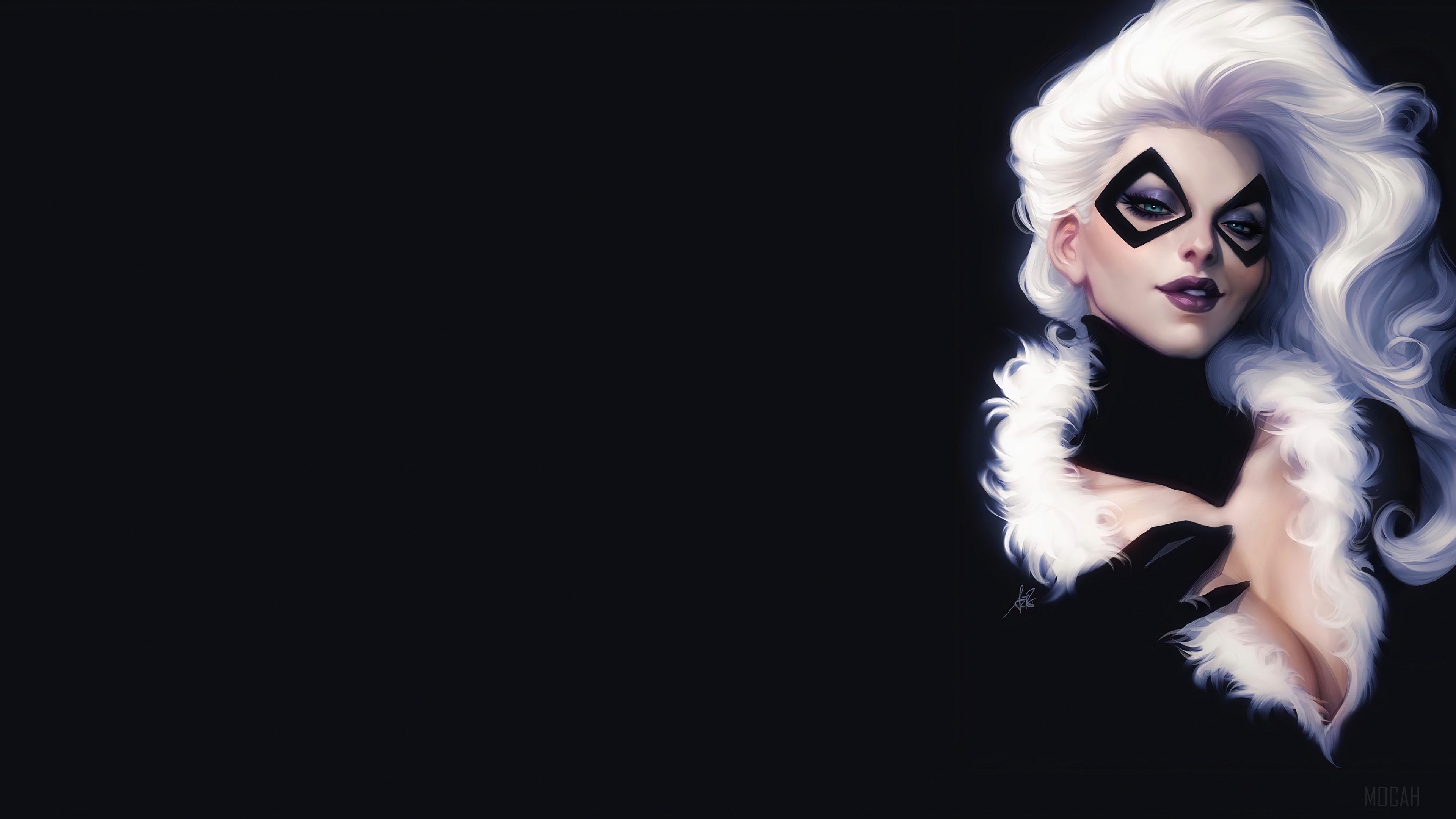 Black Cat from Marvel Comics 4K HD Wallpaper