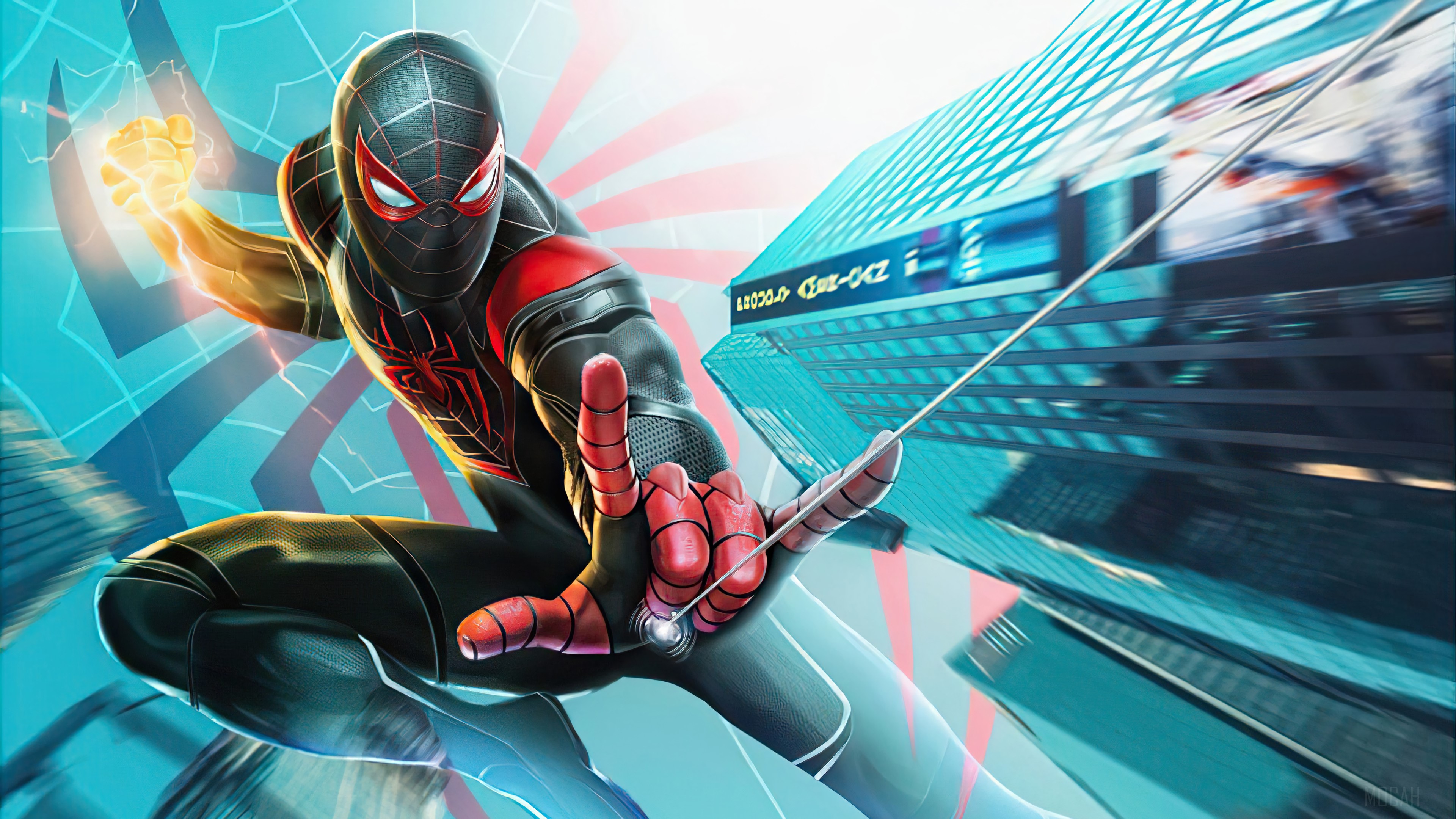 Miles Morales Spider-Man 4K HD Wallpaper