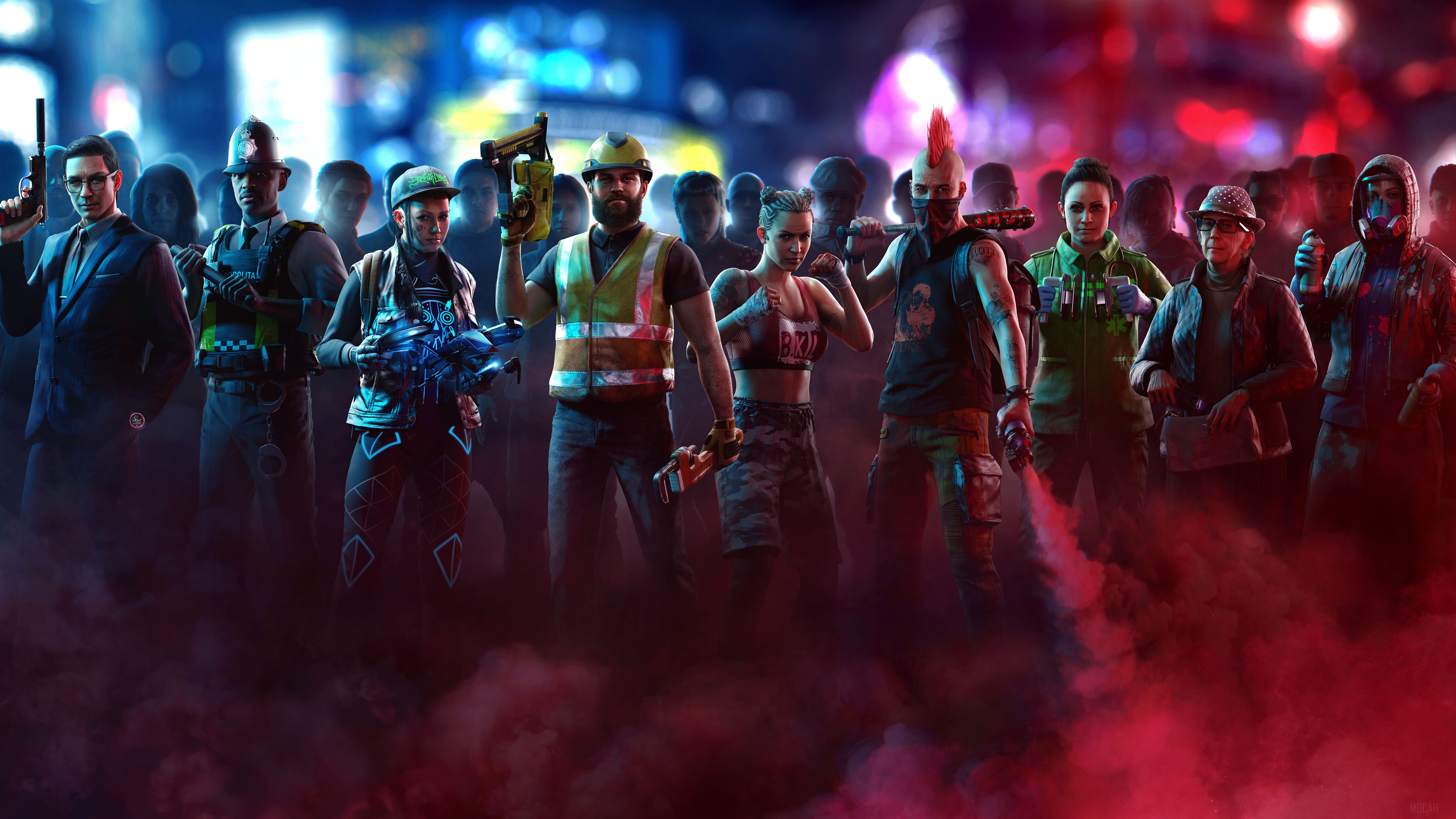 Watch Dogs Legion Playable Characters 4K HD Wallpaper