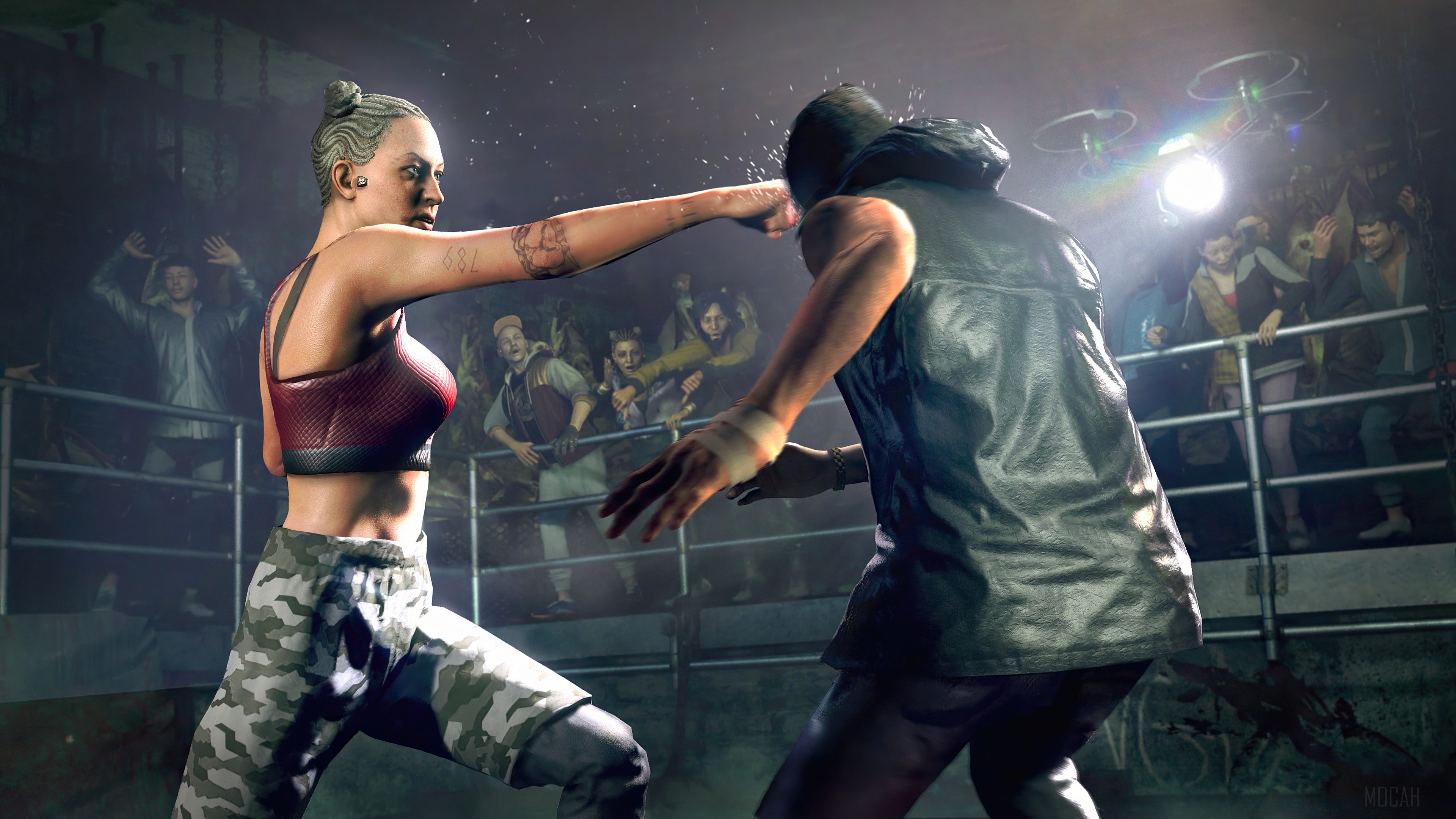 Watch Dogs Legion Underground Battle 4K HD Wallpaper