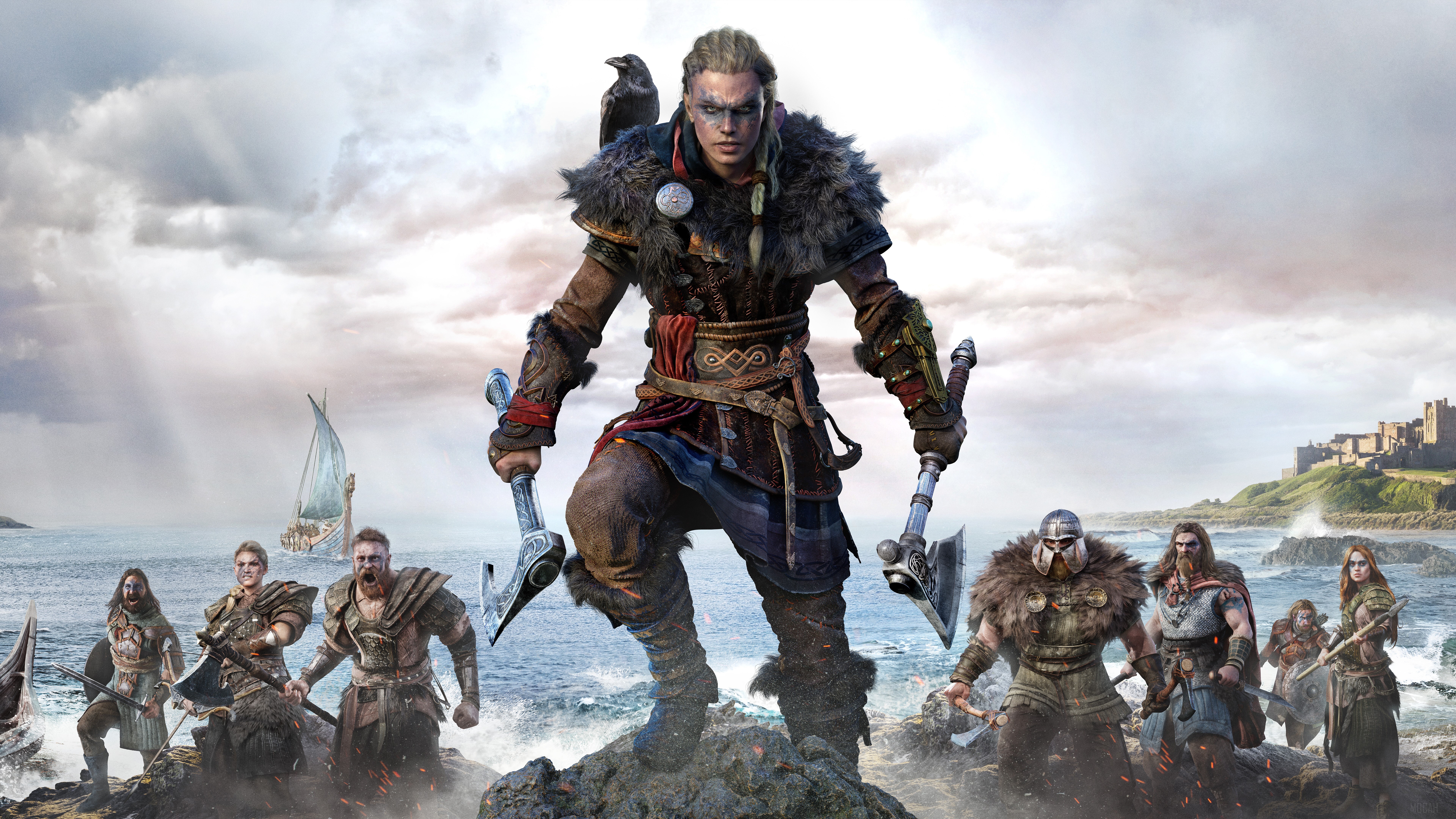 Assassins Creed Valhalla Eivor Leading Viking Army 4k HD Wallpaper